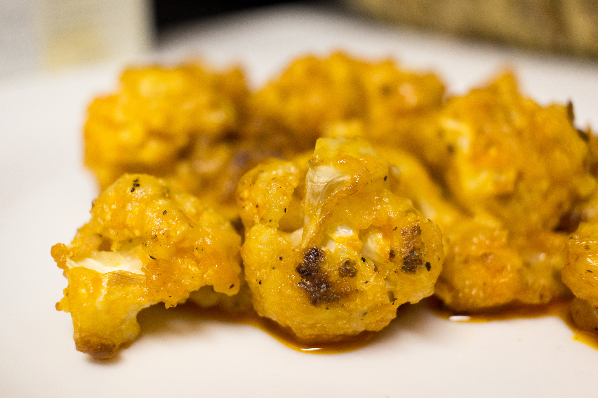 Canon EOS 100D (EOS Rebel SL1 / EOS Kiss X7) sample photo. Buffalo cauliflower | wilmington | north carolina photography