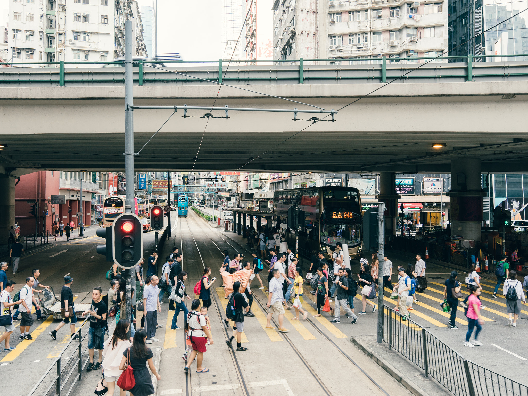 Sigma 24mm F1.4 DG HSM Art sample photo. Snapshot on hong kong tramways. photography