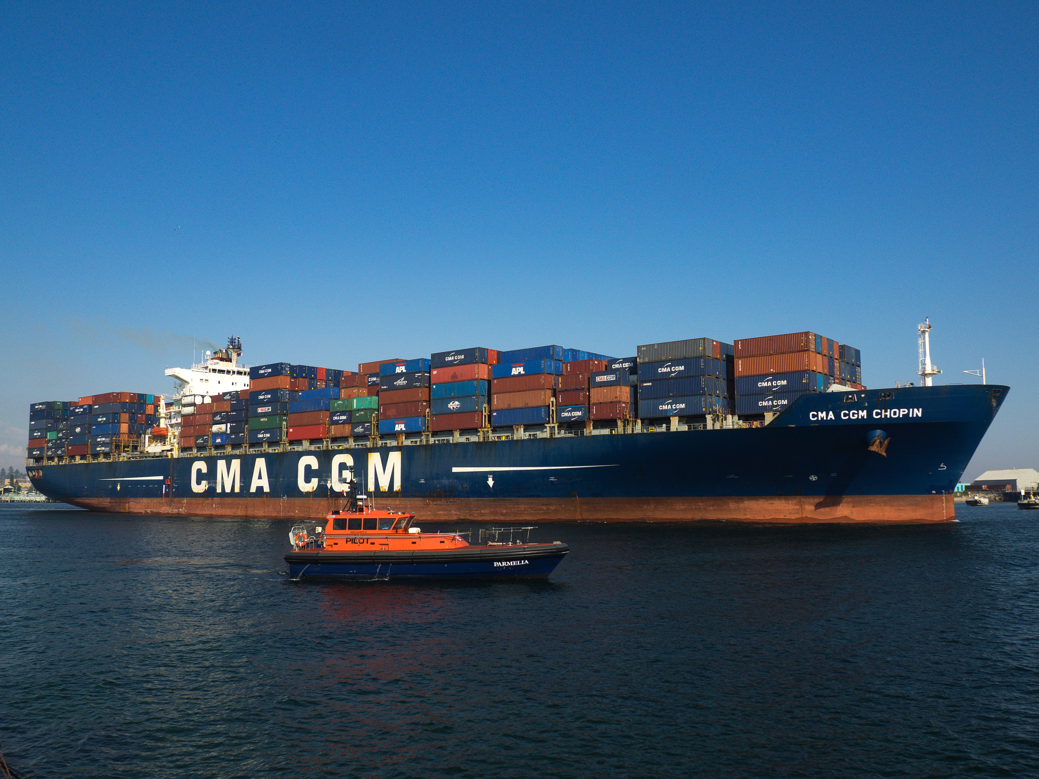 Olympus M.Zuiko Digital 14-42mm F3.5-5.6 II R sample photo. Cma cgm chopin photography
