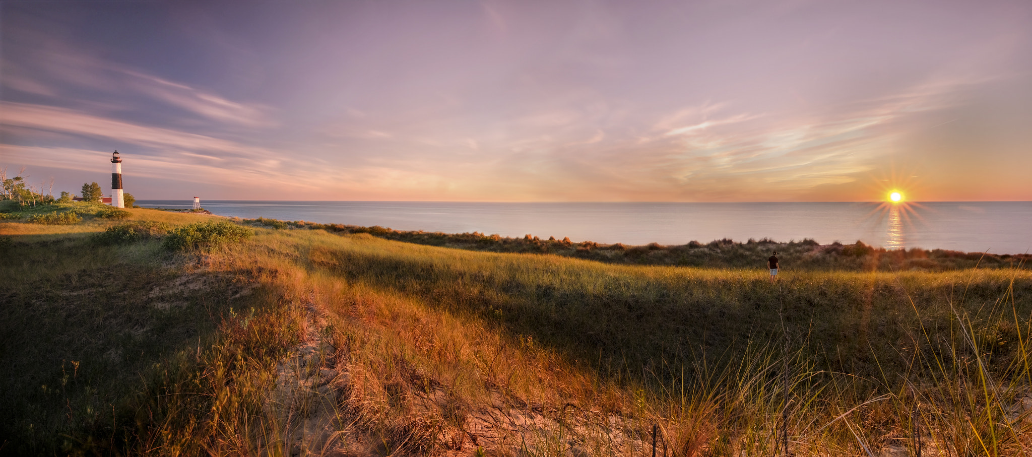 Fujifilm X-Pro2 + ZEISS Touit 12mm F2.8 sample photo. Alone on lake michigan photography