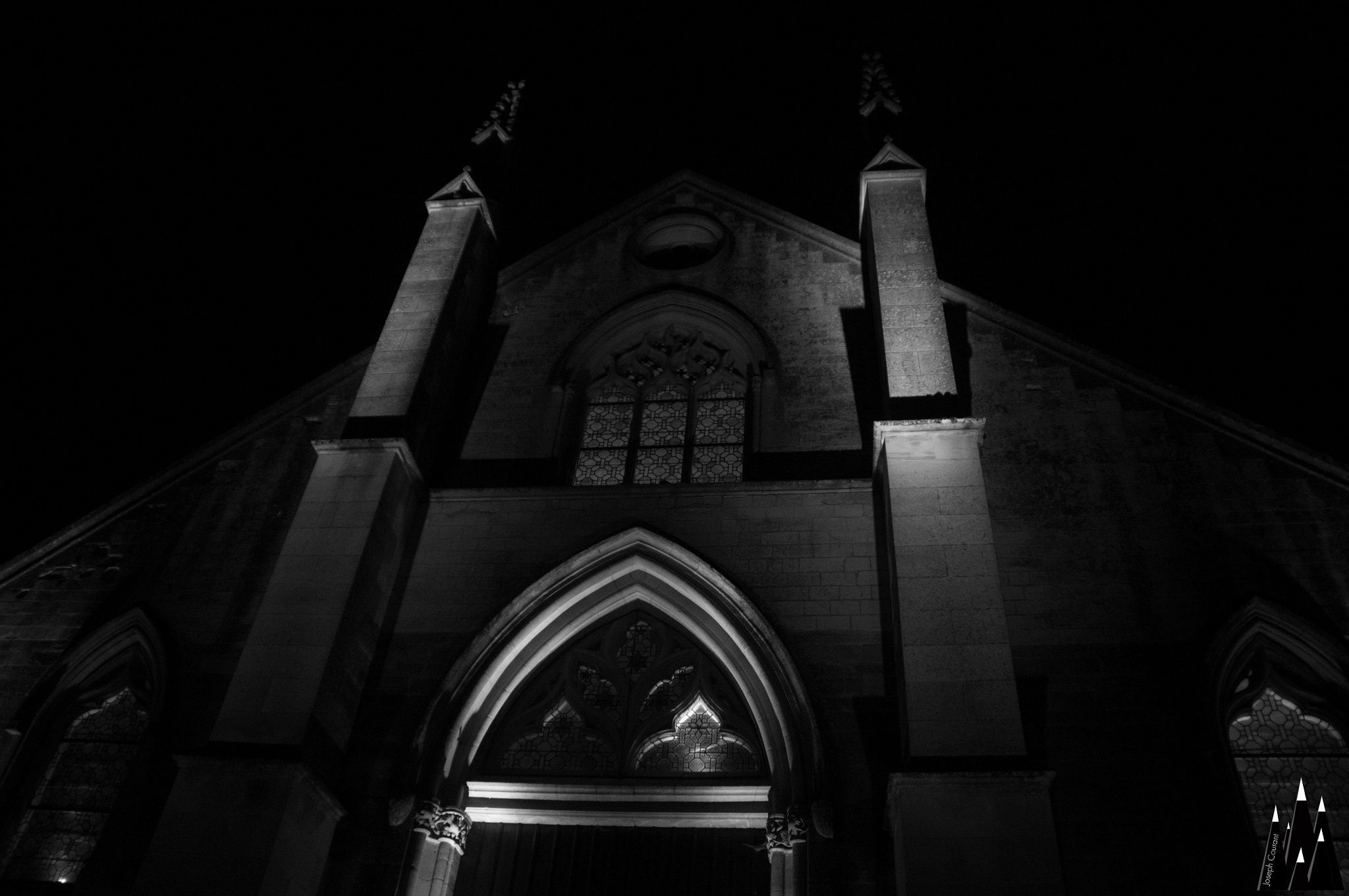Sony SLT-A55 (SLT-A55V) + Tamron SP 24-70mm F2.8 Di VC USD sample photo. -church in the night - photography