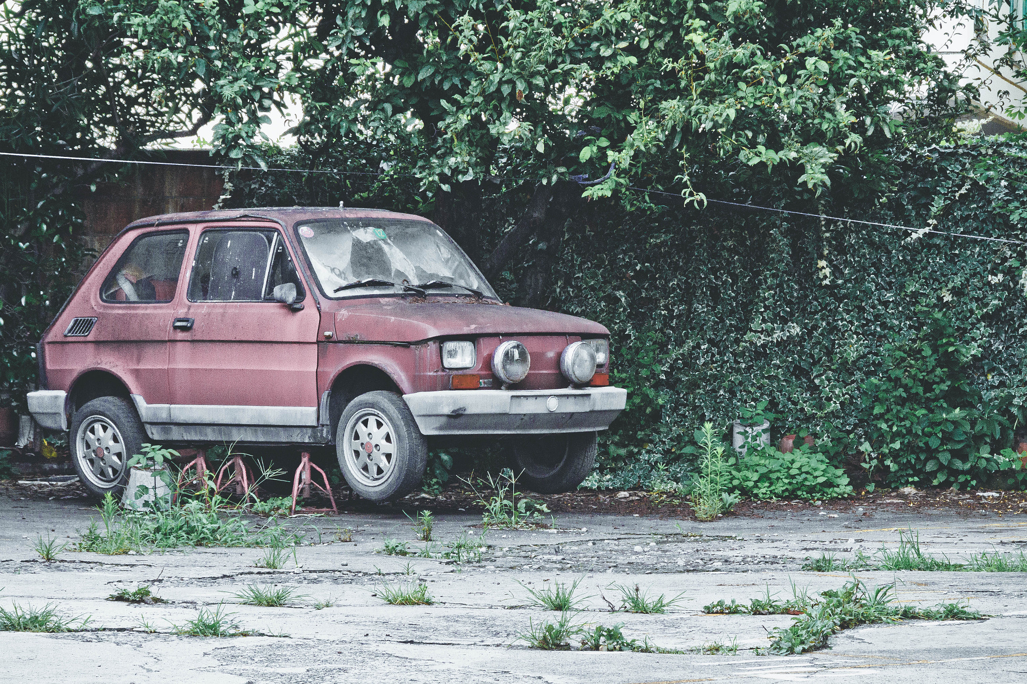 Canon EOS 700D (EOS Rebel T5i / EOS Kiss X7i) sample photo. Abandoned car photography