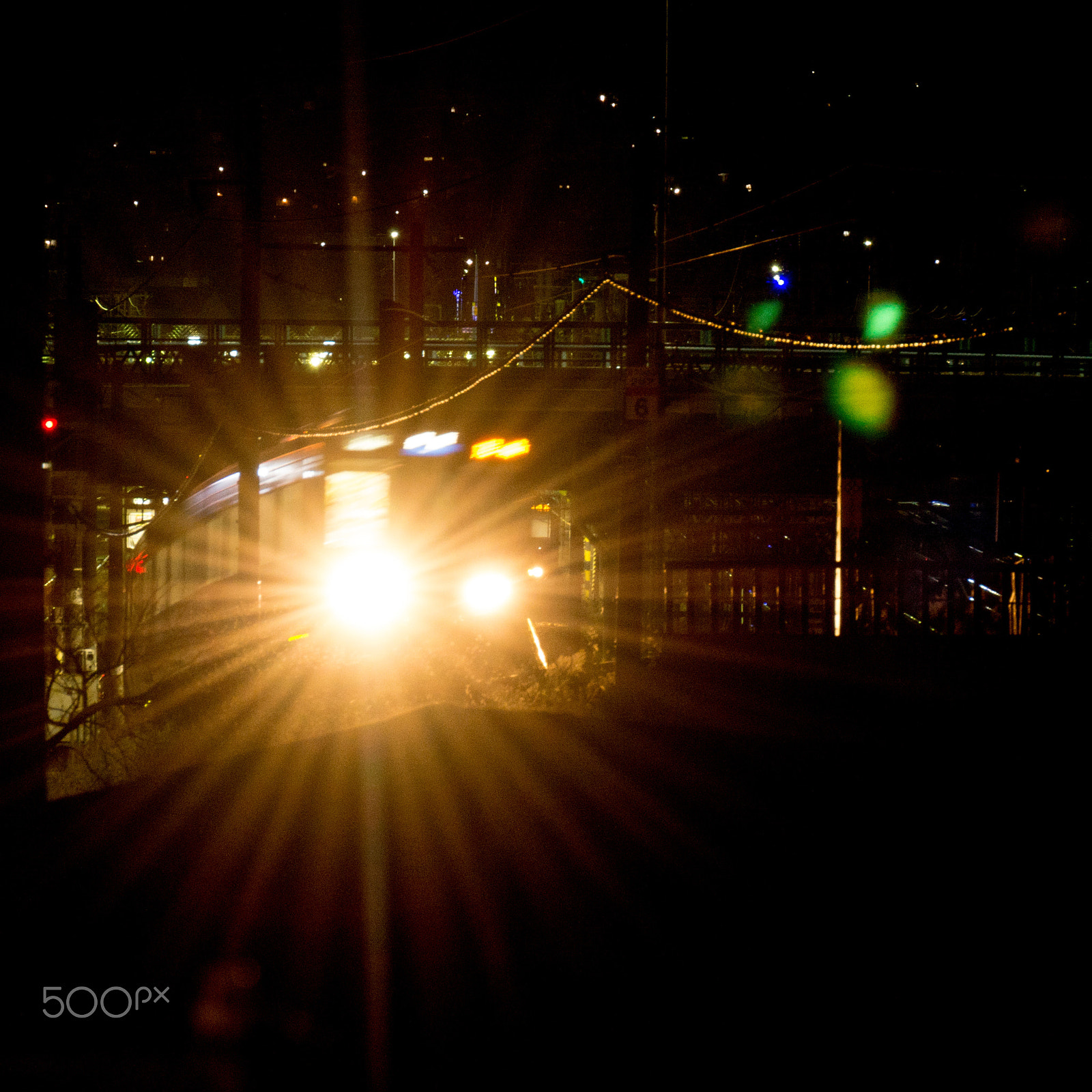 Tamron SP 70-300mm F4-5.6 Di USD sample photo. Night sparkle photography