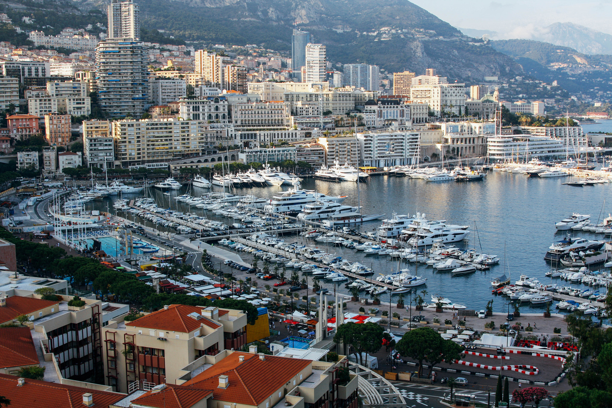 Canon EF 28-105mm f/3.5-4.5 USM sample photo. Sunset in monaco photography