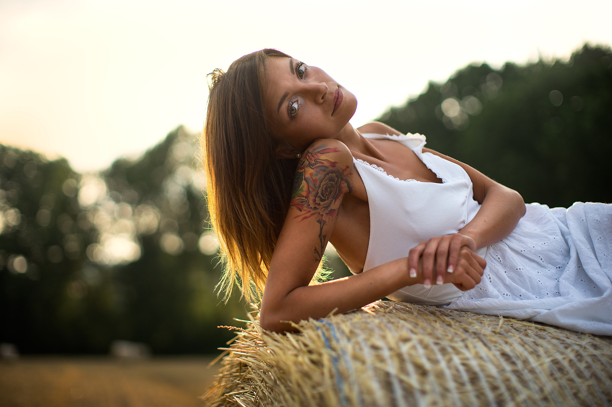 Sony a7 II + Canon EF 50mm F1.2L USM sample photo. Portrait in summer photography
