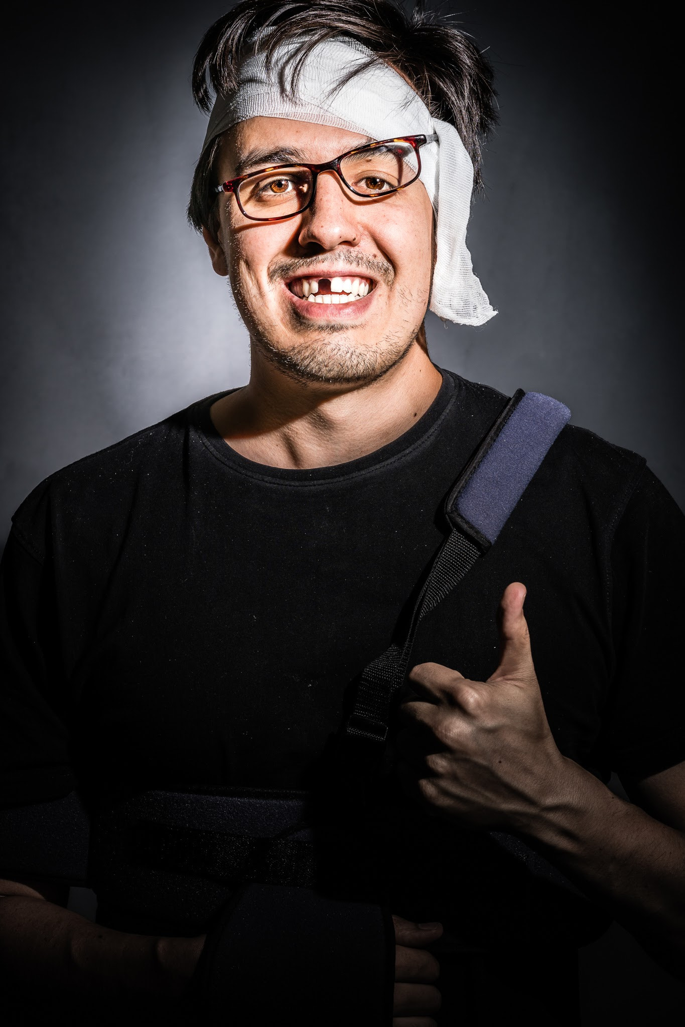 Sony a6300 + E 60mm F2.8 sample photo. Happy accident self portrait photography