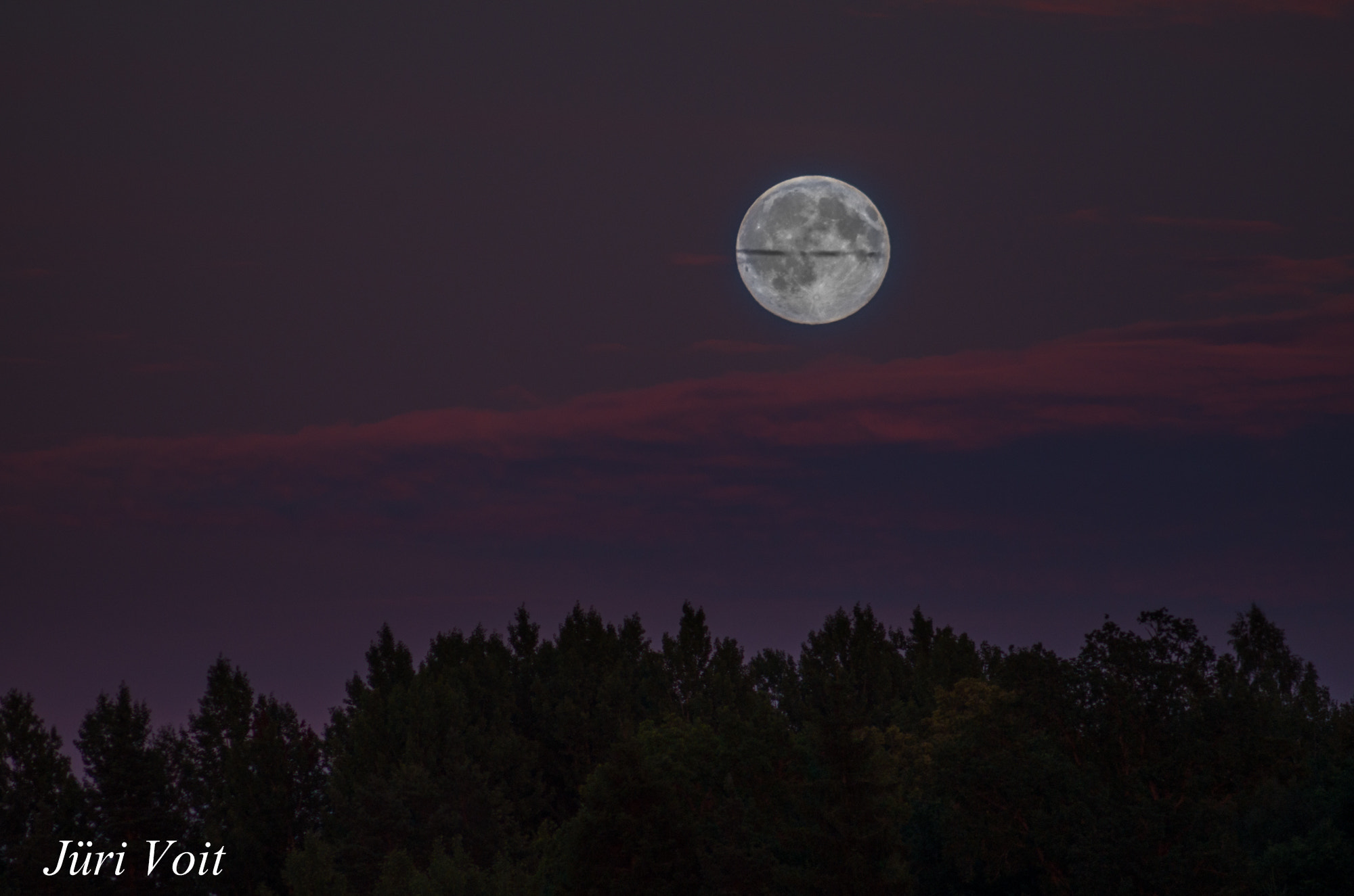 Pentax K-50 + Tamron AF 70-300mm F4-5.6 Di LD Macro sample photo. Full moon photography