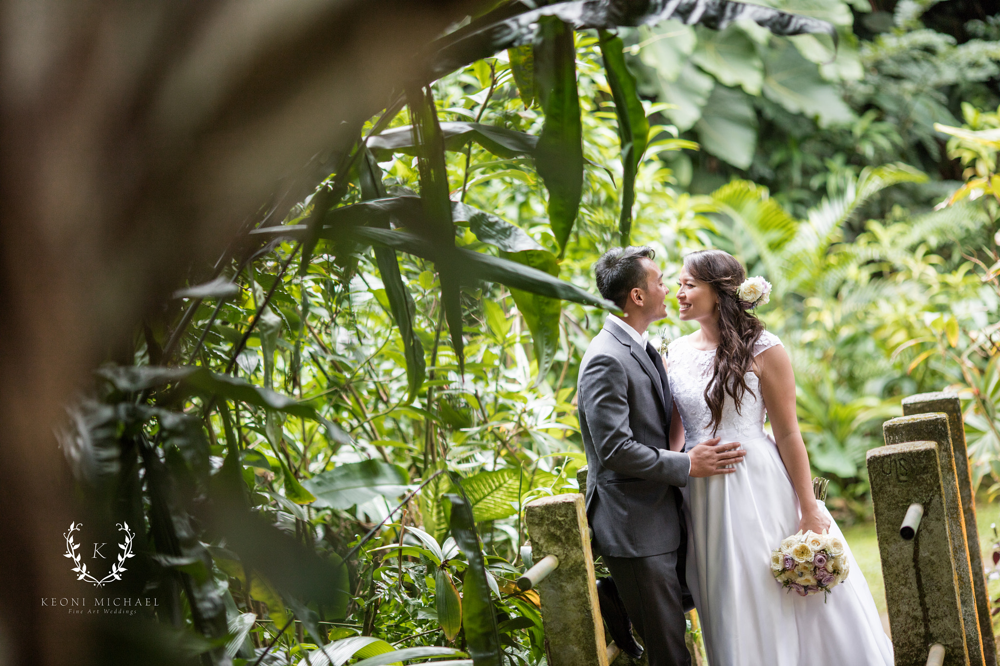 Canon EOS 5DS + Canon EF 135mm F2L USM sample photo. Sara + trevor | haleiwa joes, haiku gardens photography