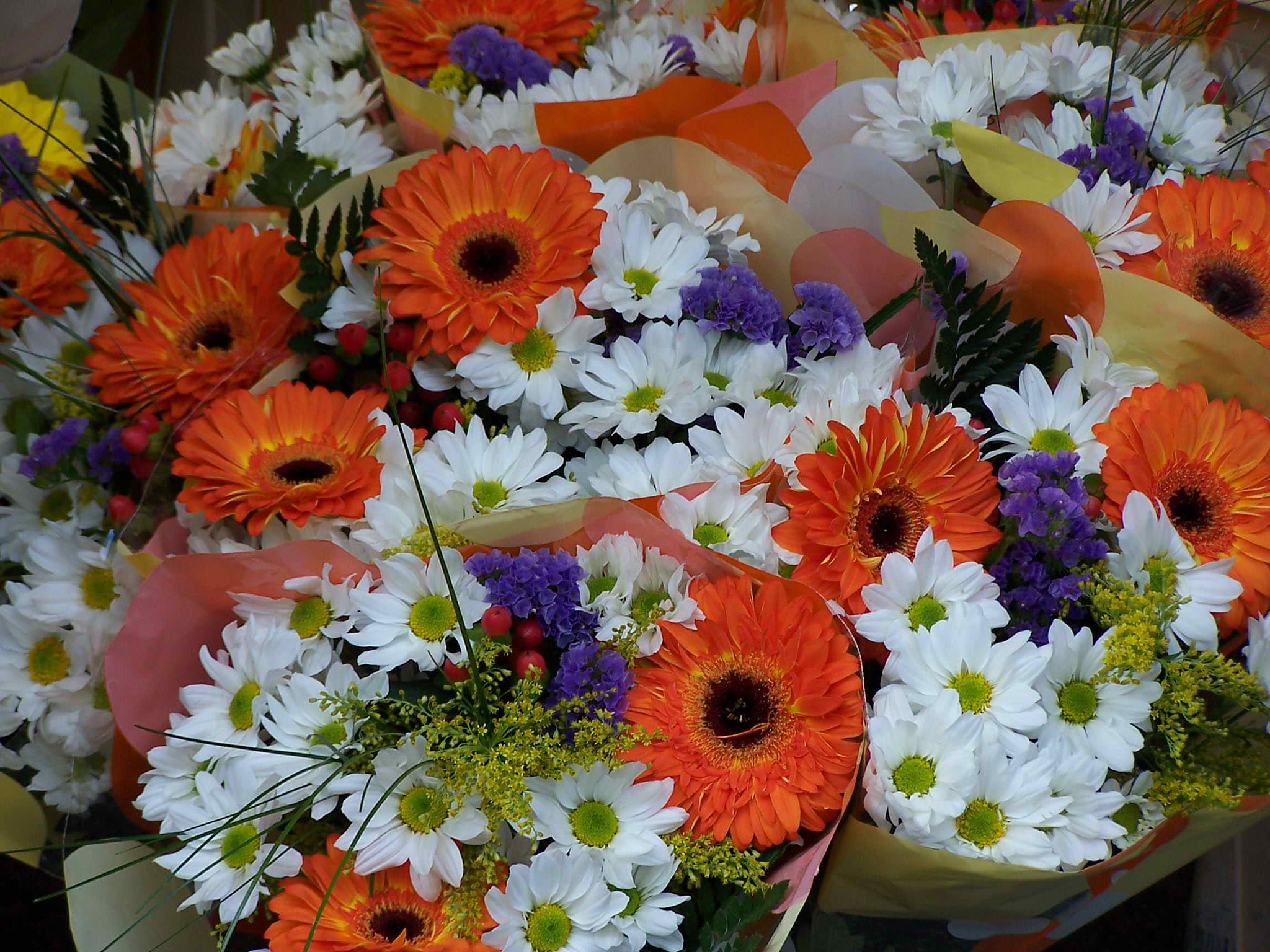 Kodak DX6490 ZOOM DIGITAL CAMERA sample photo. Flower bouquet photography