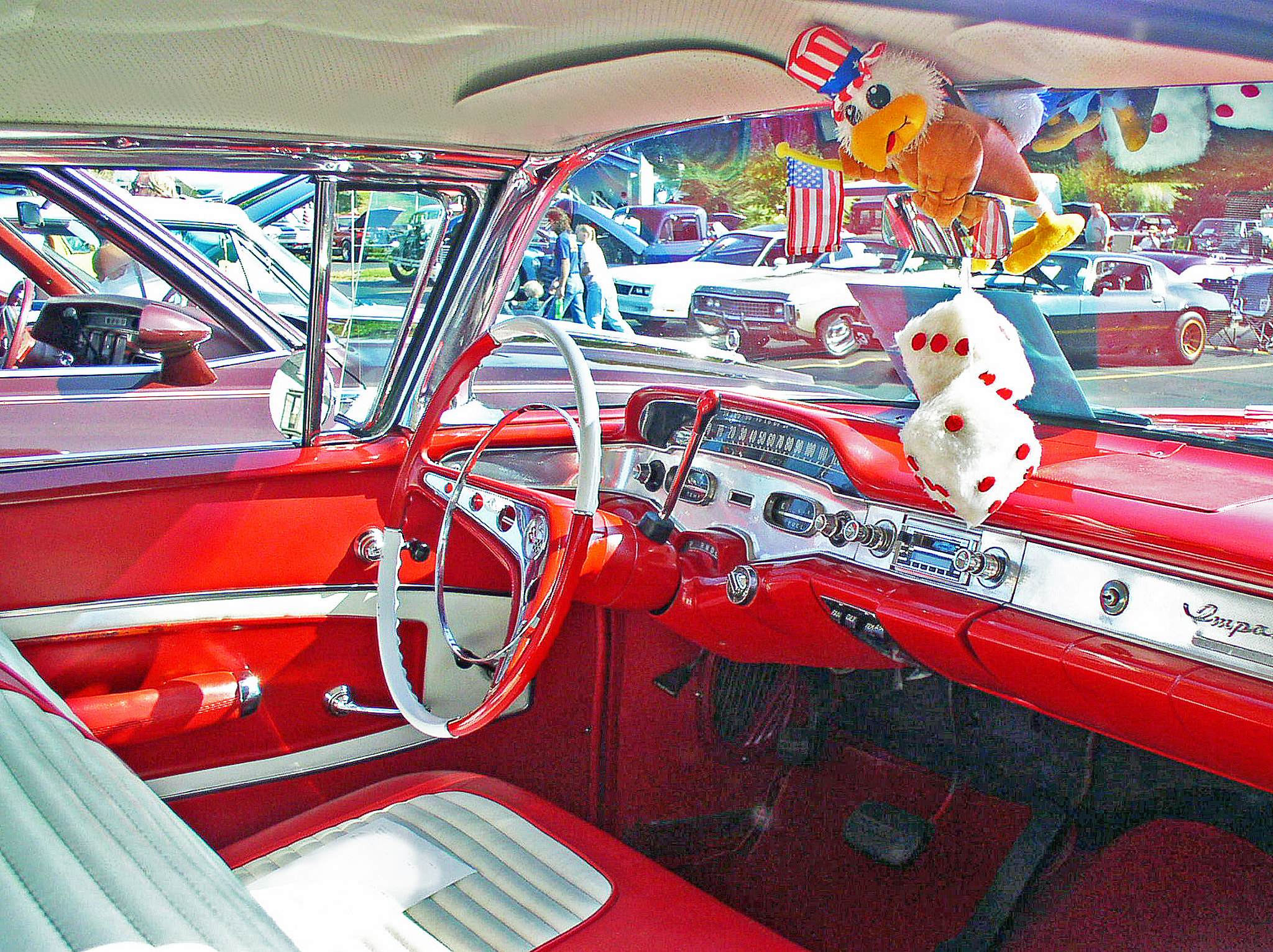 Olympus C4100Z,C4000Z sample photo. 58' chevy interior photography