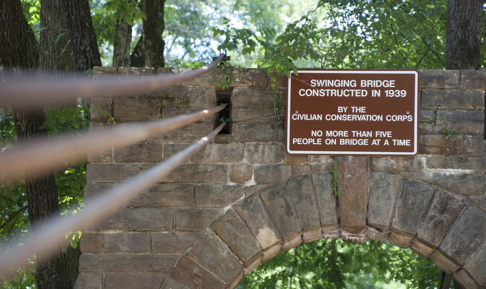 Nikon D40X sample photo. Swinging bridge photography