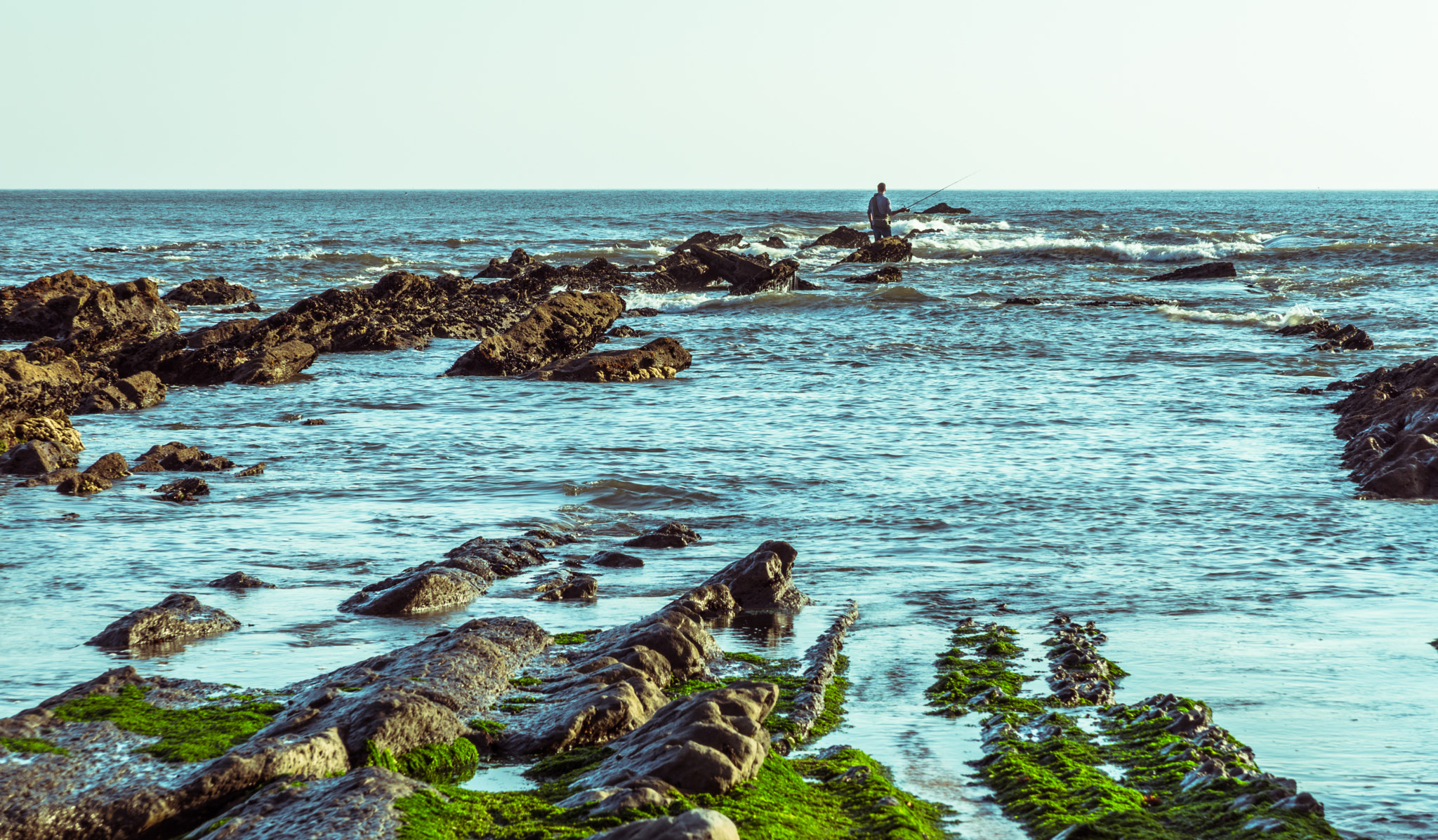 Sony DT 16-105mm F3.5-5.6 sample photo. Fisherman photography