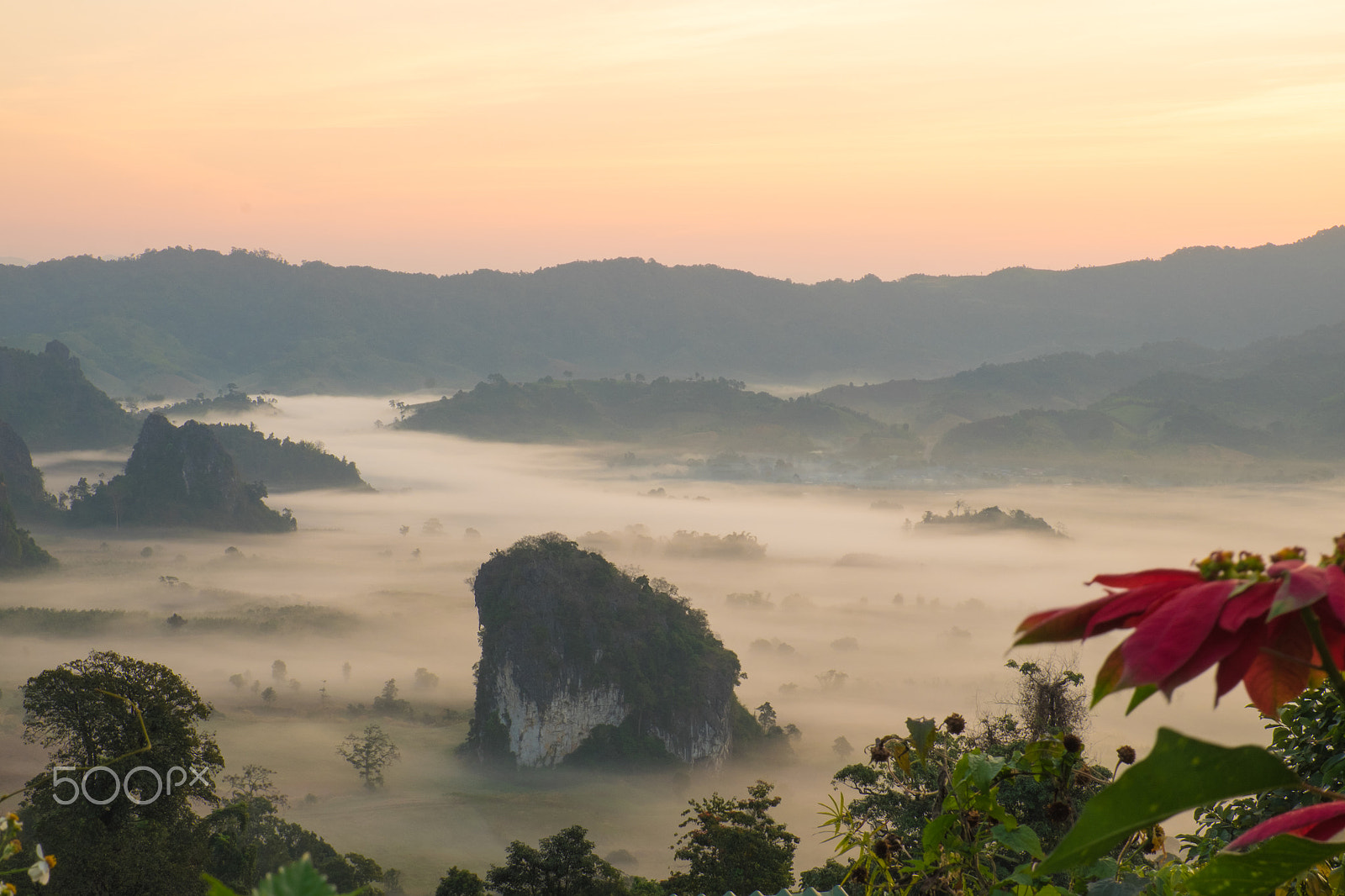 Fujifilm X-E2 + Fujifilm XF 18-135mm F3.5-5.6 R LM OIS WR sample photo. Phulangka mountain with myst at phu langka nationa photography
