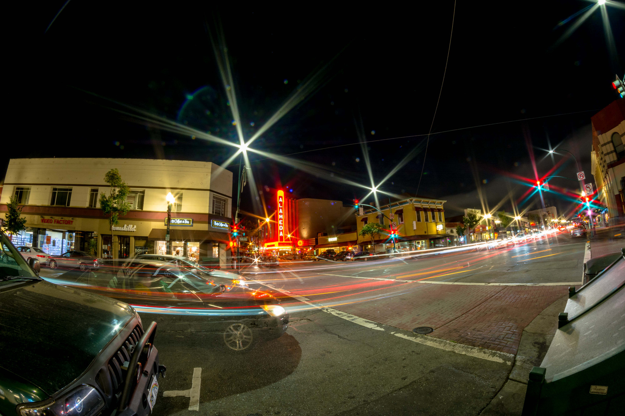 Samyang 8mm F3.5 Aspherical IF MC Fisheye sample photo. Alameda theater photography