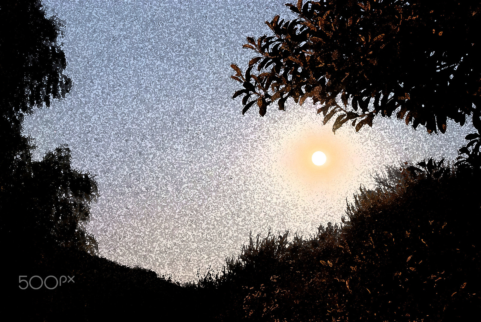 Nikon D80 sample photo. Fresco moon photography