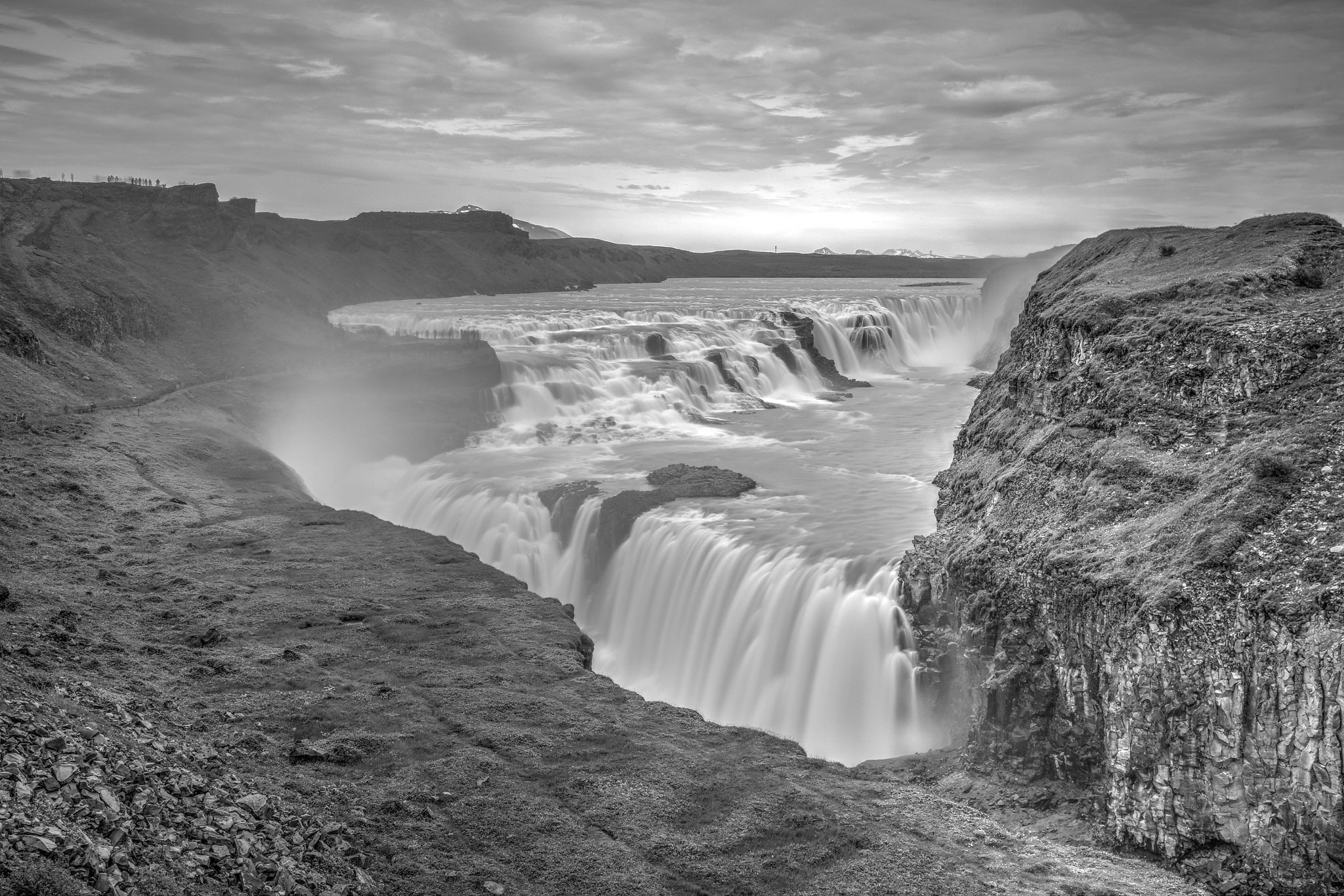 Sony Alpha NEX-7 + Sony Vario-Tessar T* E 16-70mm F4 ZA OSS sample photo. Gullfoss waterfall, iceland photography