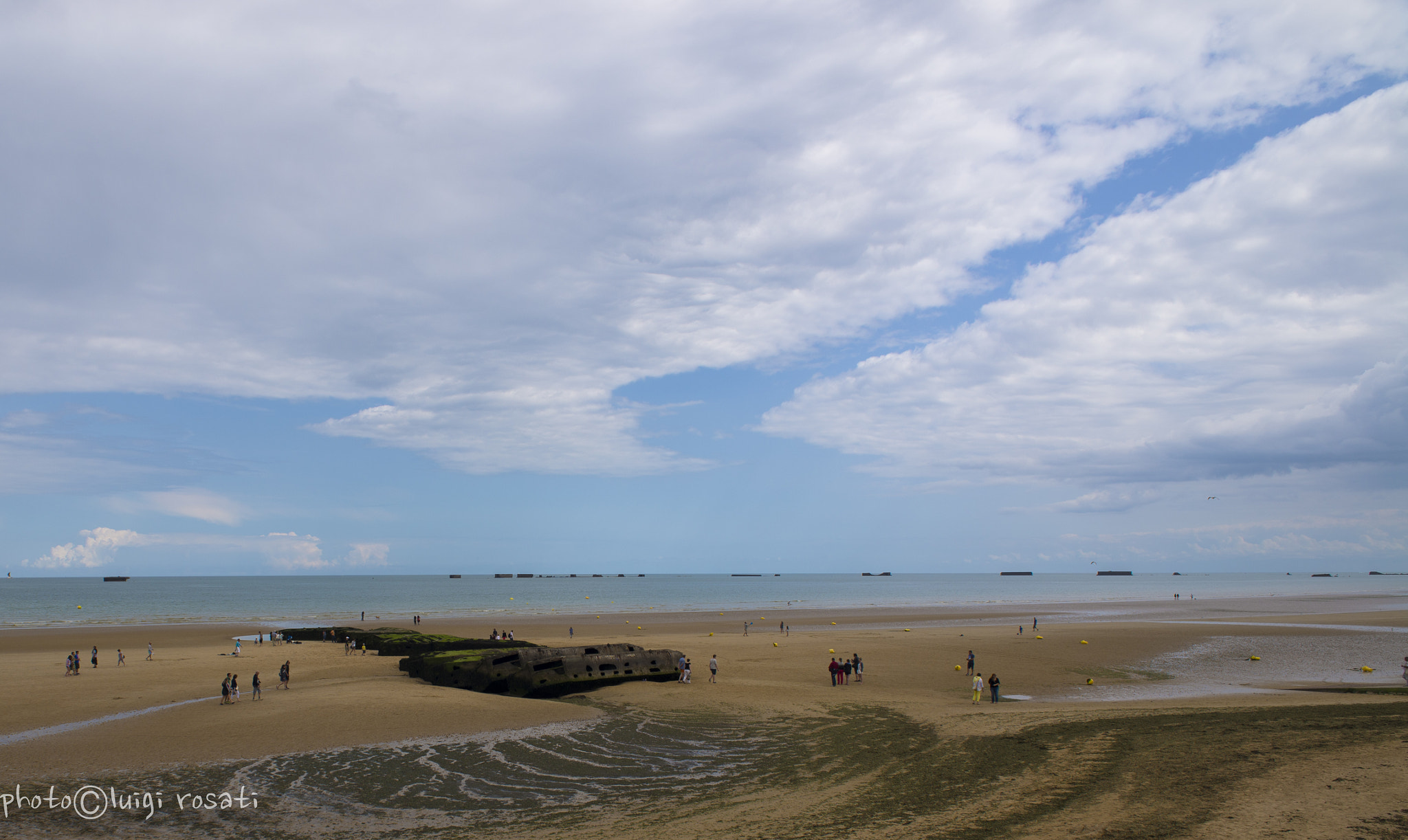 Nikon D610 + AF Nikkor 20mm f/2.8 sample photo. Normandy beach 1 photography
