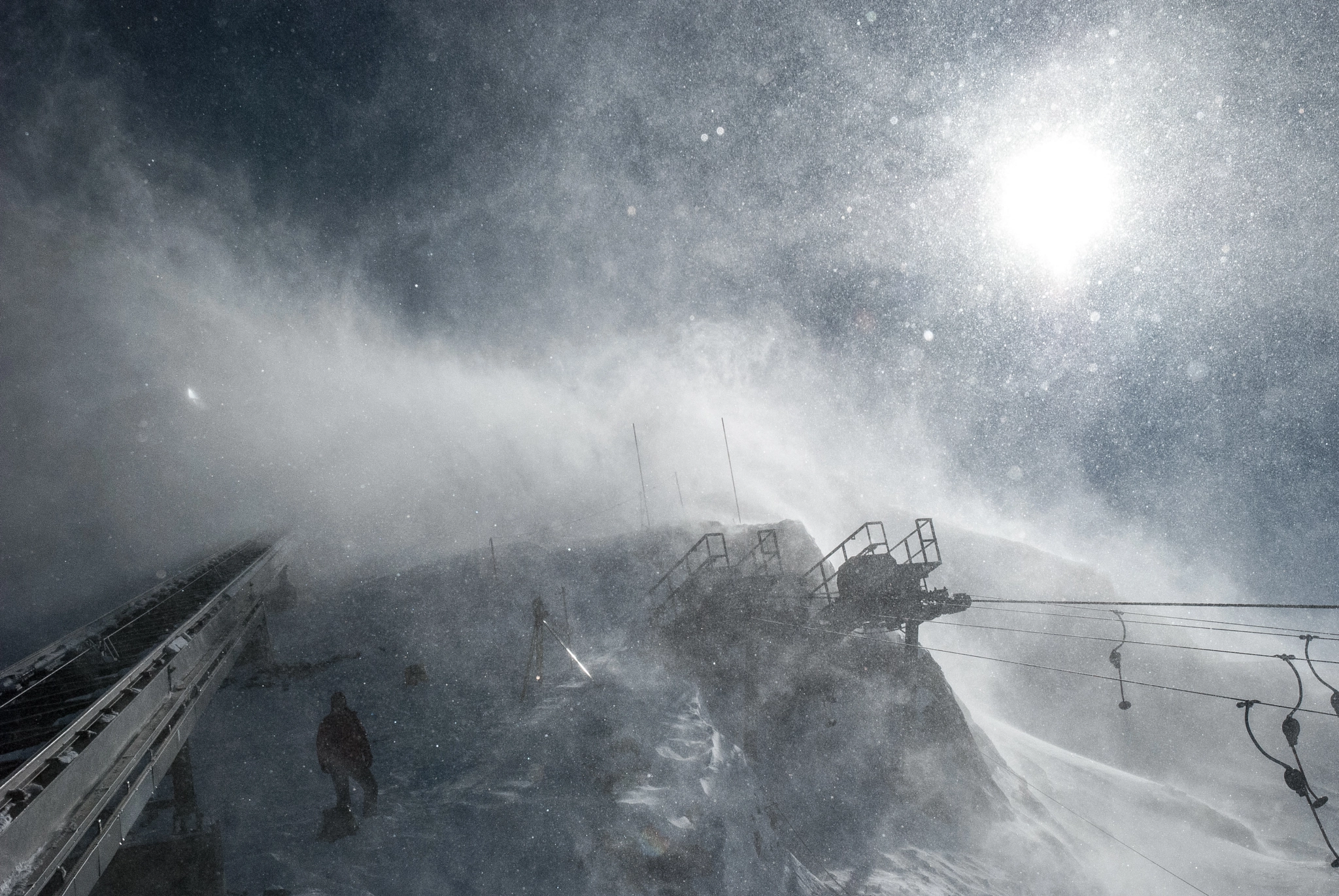 Nikon D80 sample photo. Ground blizzard photography
