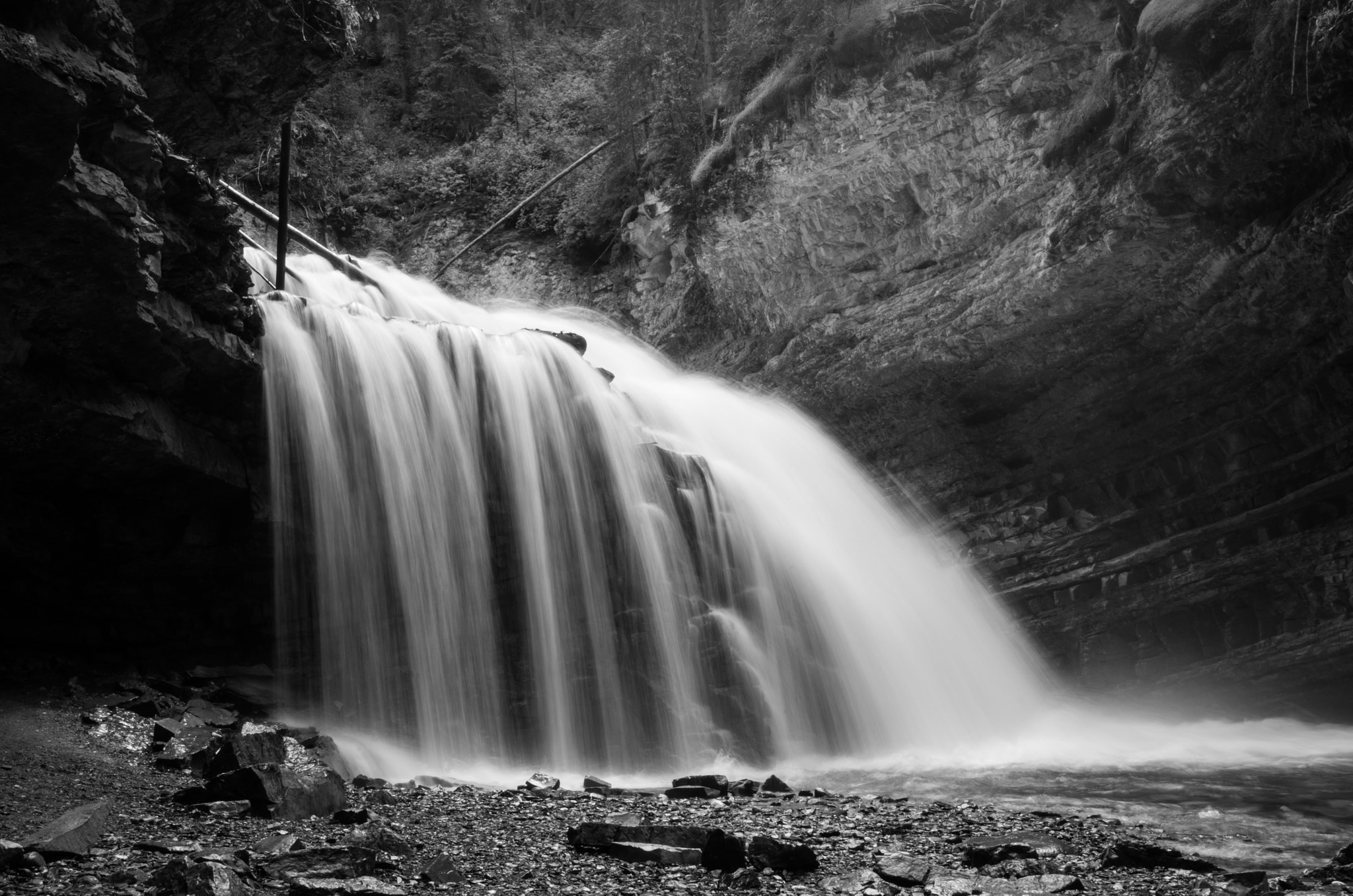 Pentax K-50 sample photo. Waterfall photography