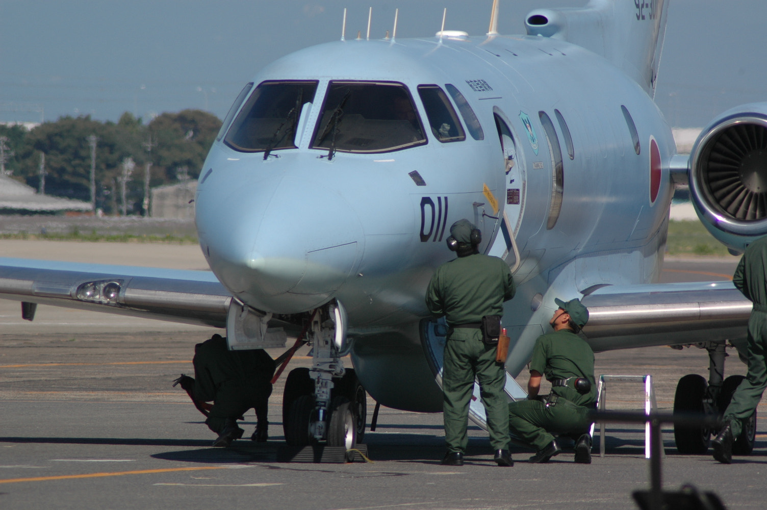 Nikon D70 + AF Zoom-Nikkor 70-300mm f/4-5.6D ED sample photo. 航空自衛隊　救難捜索機　u-125a photography