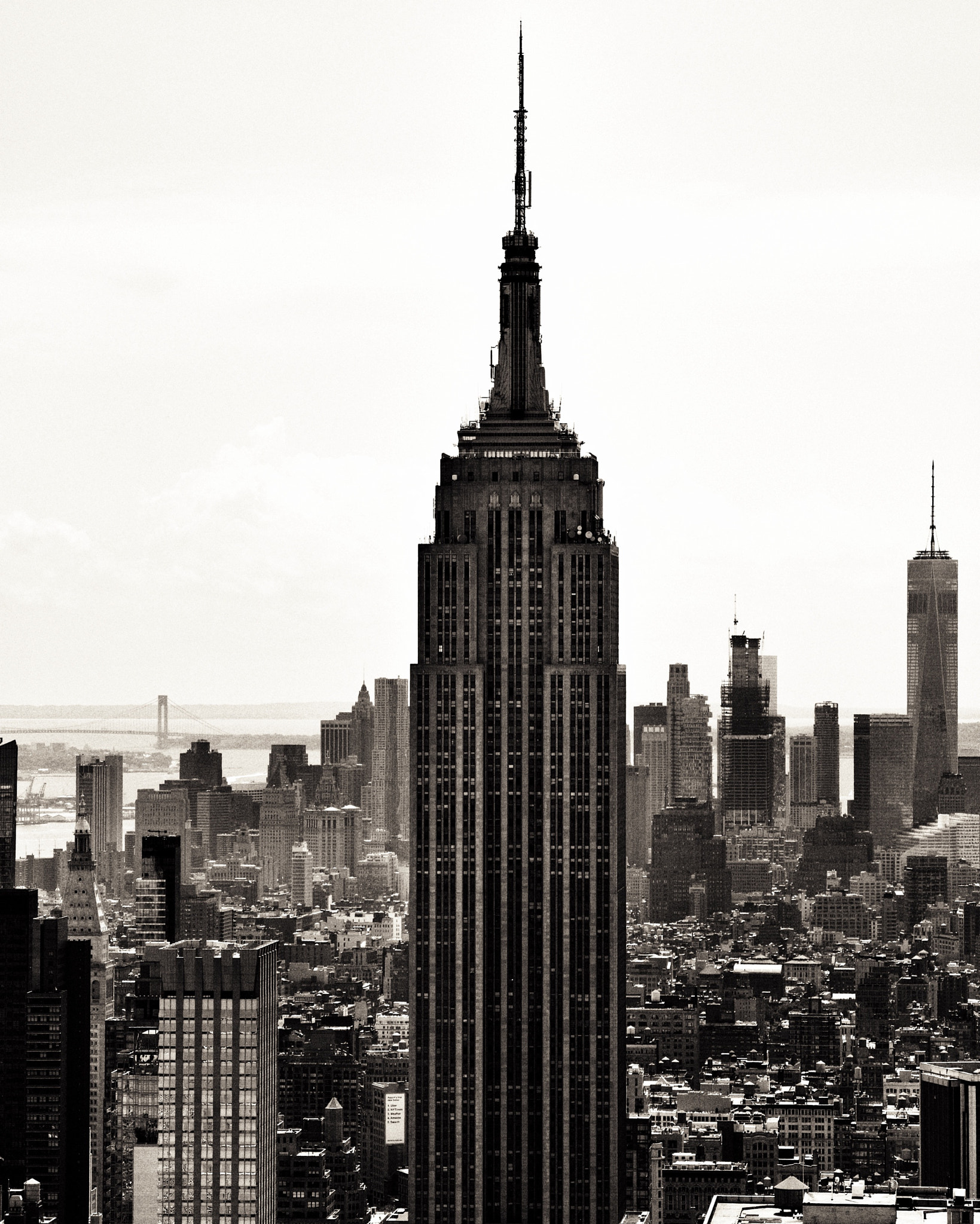 Canon EF 70-300mm F4-5.6L IS USM sample photo. The view from the rock! looking toward the empire state building, new york. photography