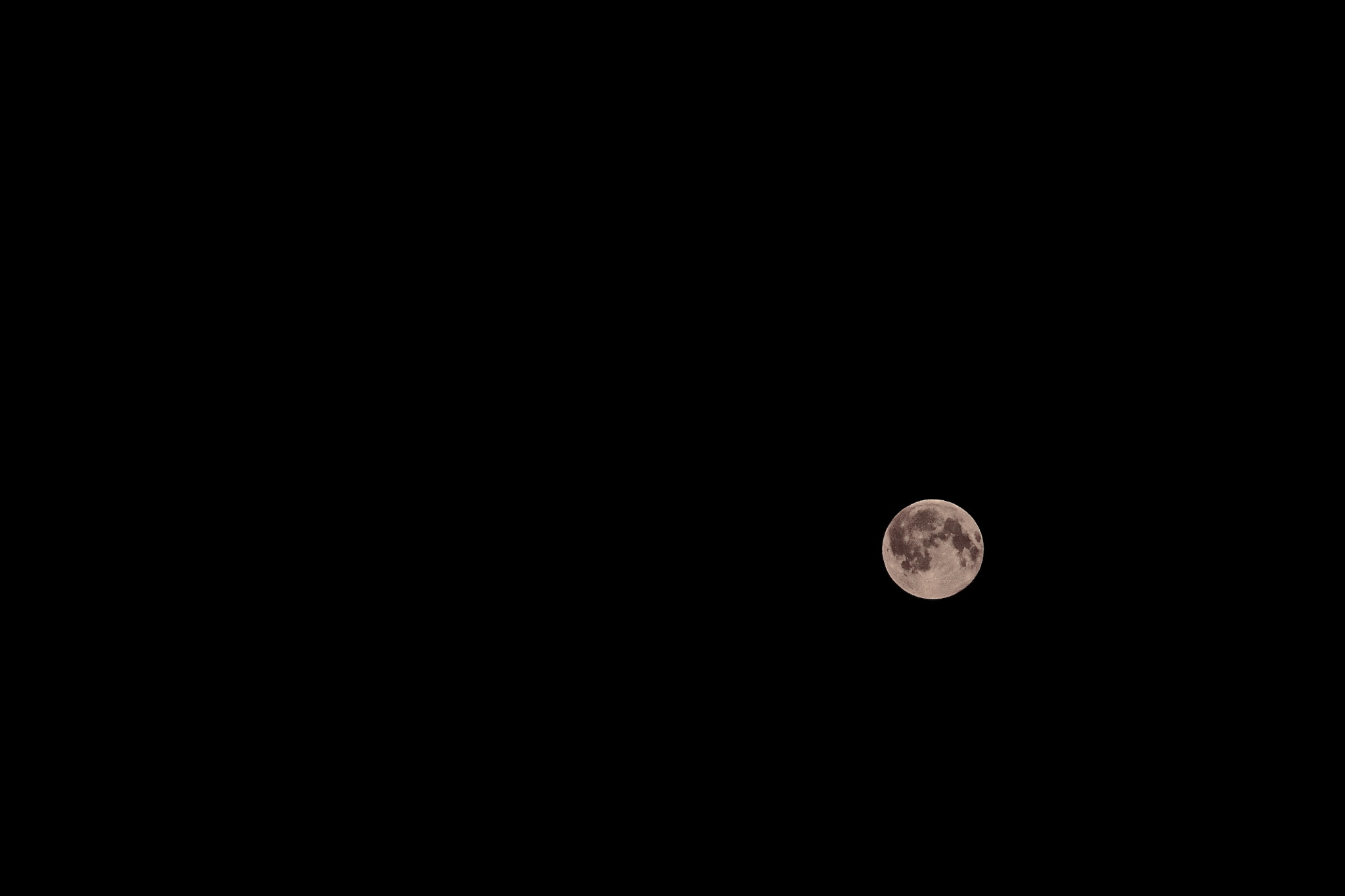 Sony Alpha DSLR-A500 sample photo. Fullmoon photography