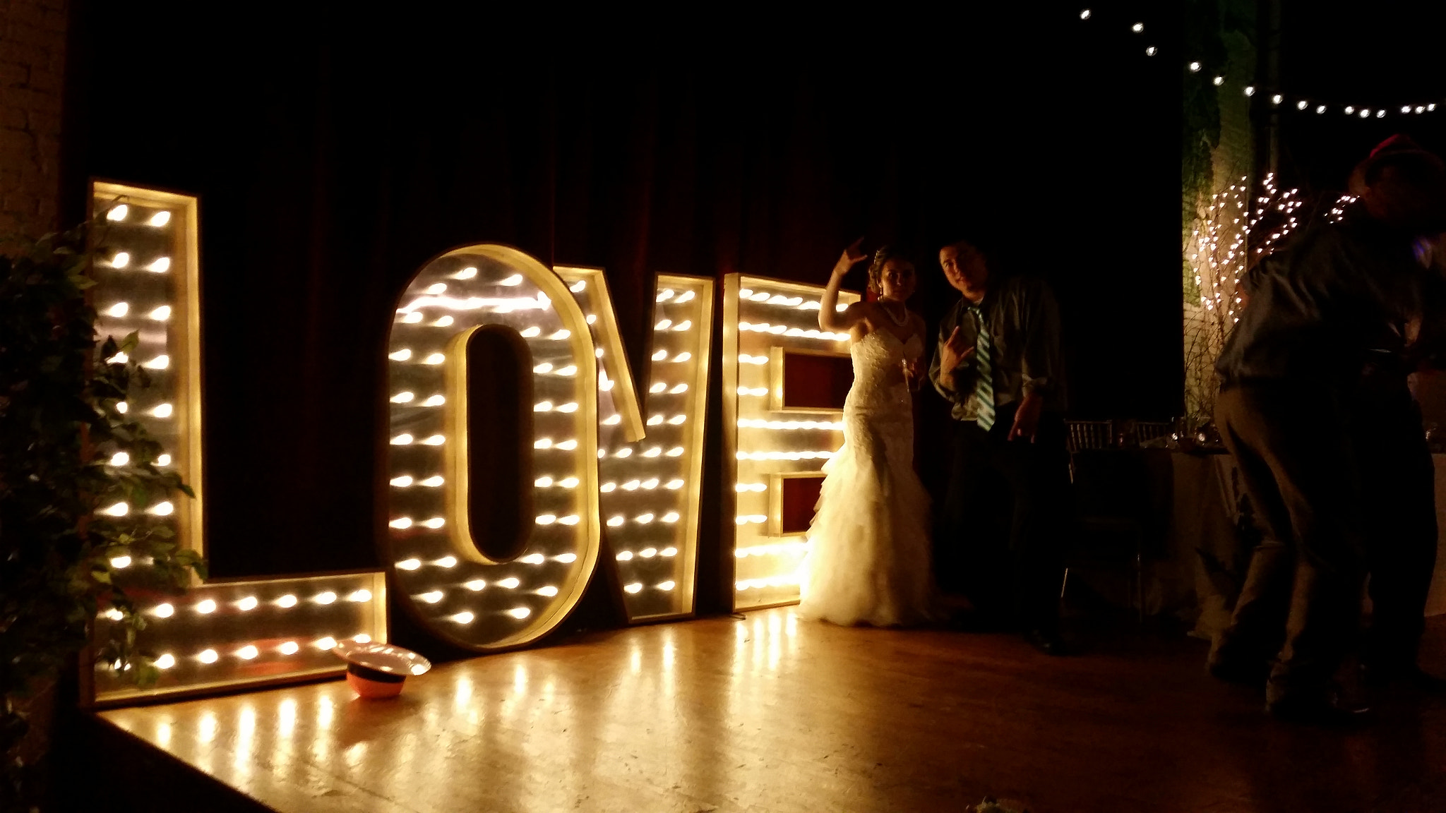 Samsung Galaxy S5 K Sport sample photo. Giant lighted love marquee letters photography