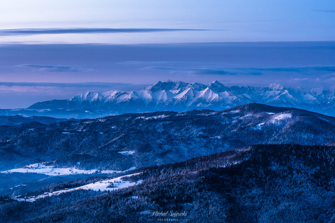 Sigma 70-200mm F2.8 EX DG Macro HSM II sample photo. Niebieska godzina... photography