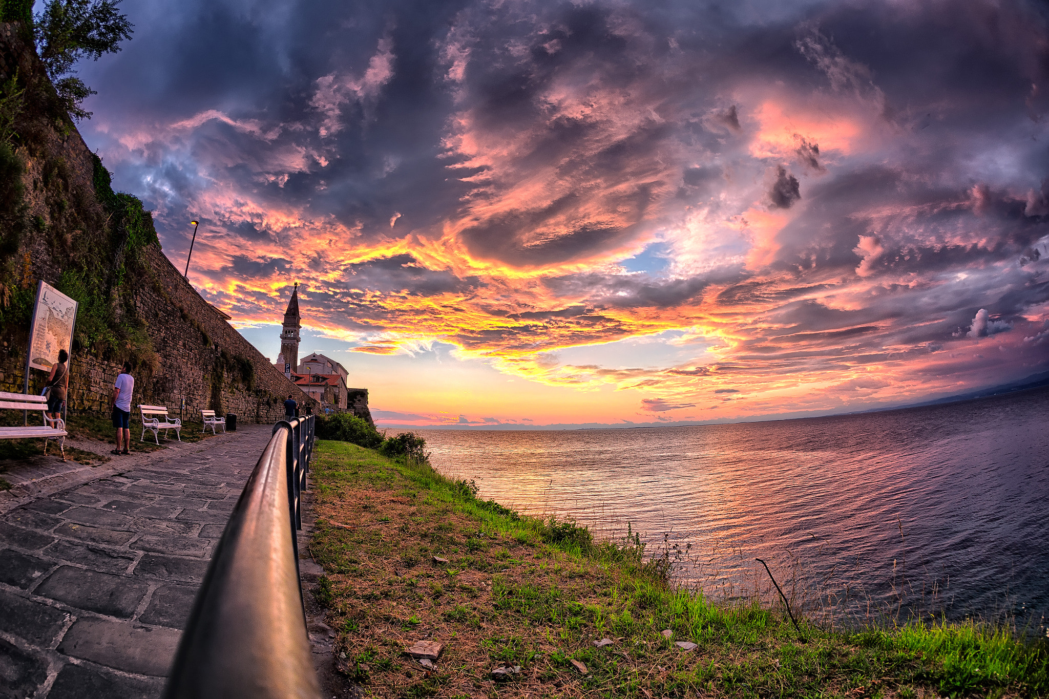 Canon EOS 6D + Canon EF 15mm F2.8 Fisheye sample photo. Piran - slovenia photography