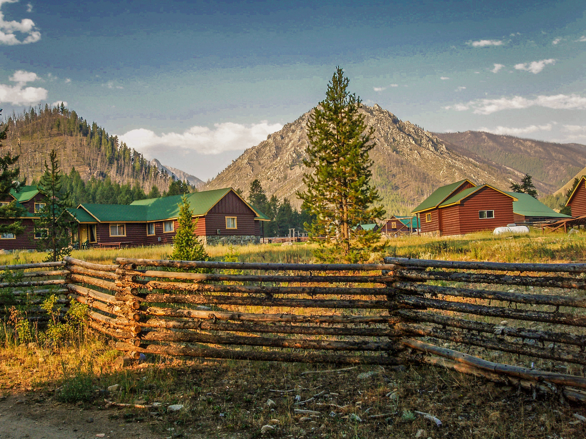 Olympus X-3,C-60Z sample photo. Wilderness ranch photography