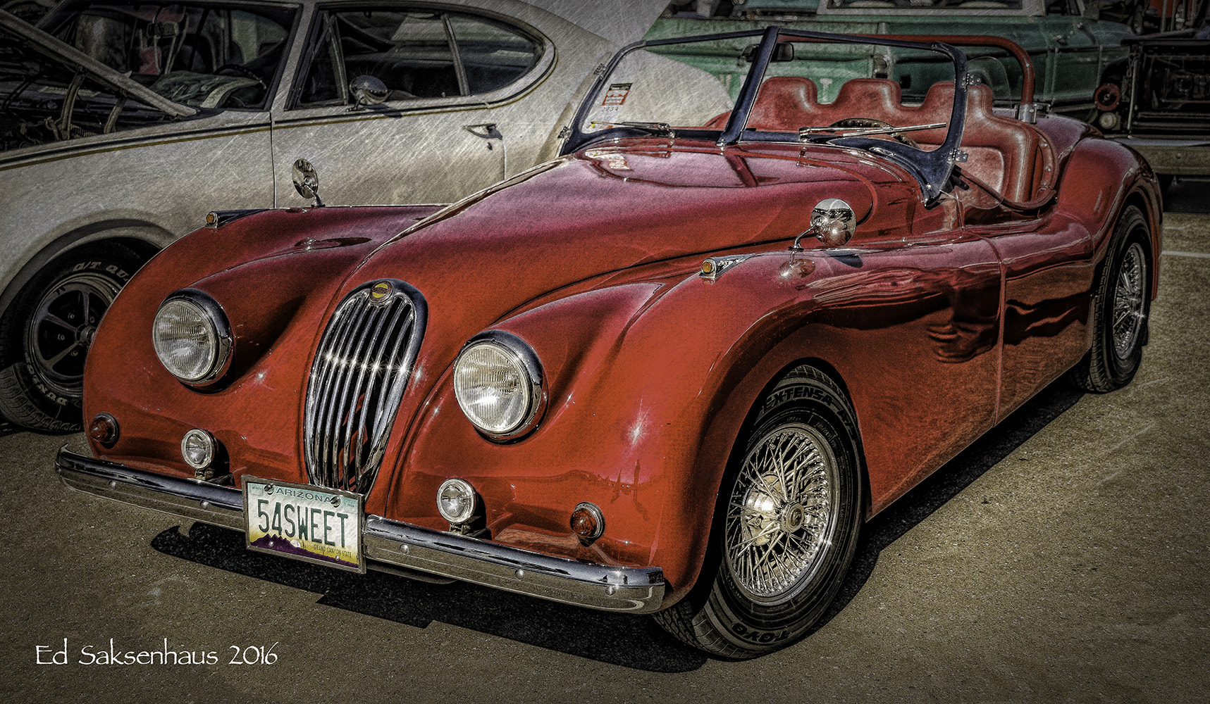 AF Zoom-Nikkor 24-120mm f/3.5-5.6D IF sample photo. 1954 british jaguar photography