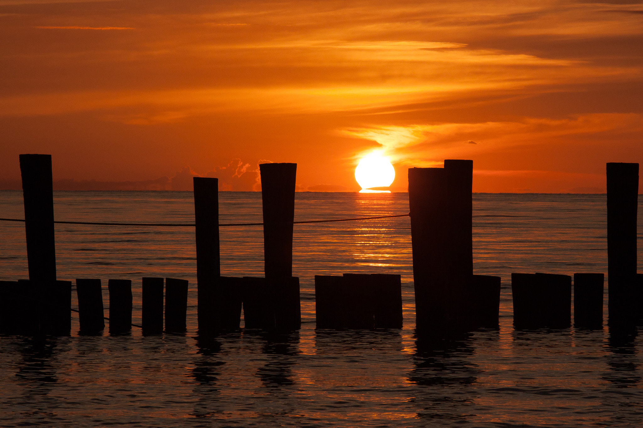 Sigma 70-200mm F2.8 EX DG OS HSM sample photo. Sonnenuntergang am darß/ zingst photography