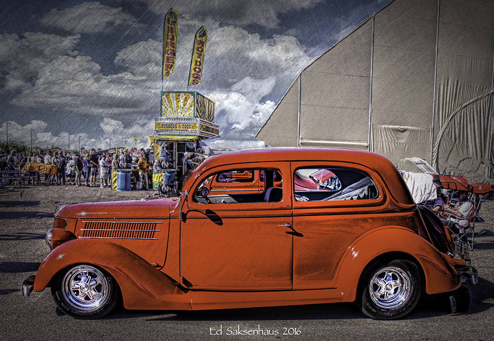 AF Zoom-Nikkor 24-120mm f/3.5-5.6D IF sample photo. Vintage ford at the good guys car show. photography