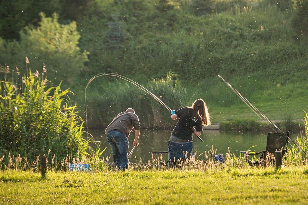 Sony E 18-200mm F3.5-6.3 OSS sample photo. Carp fishing photography