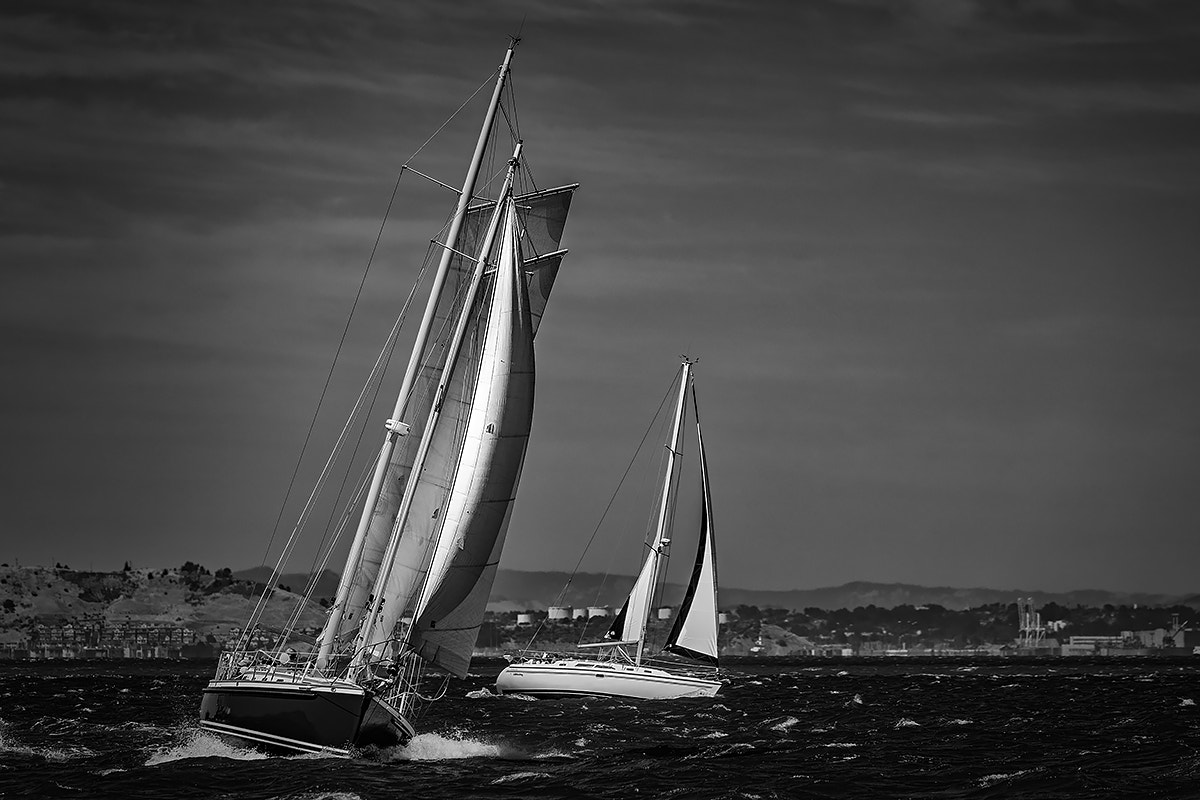 Canon EF 70-300mm F4-5.6L IS USM sample photo. Sailboat photography