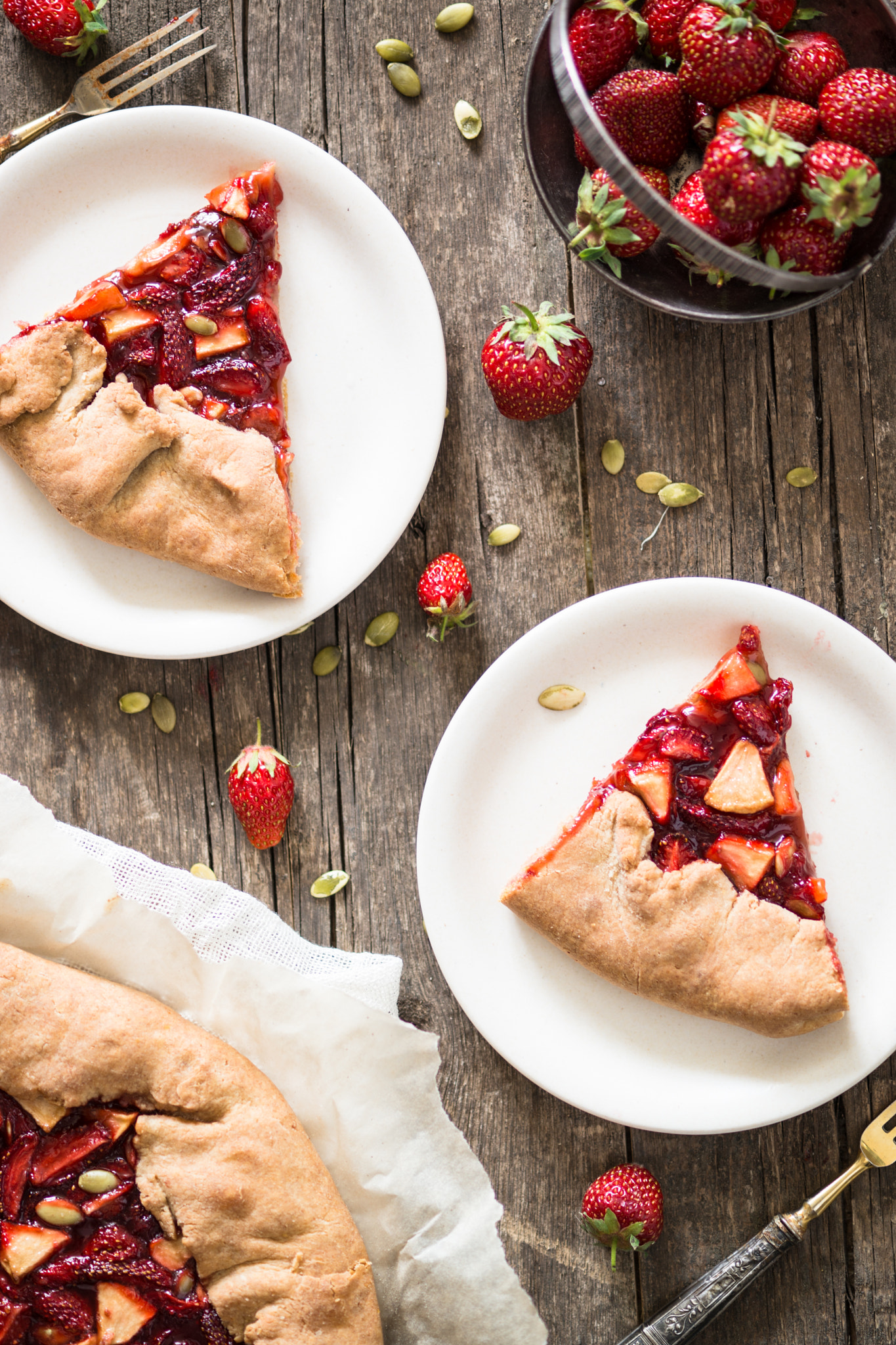 Sony a99 II + Sony 100mm F2.8 Macro sample photo. Strawberry gallete rustic style photography
