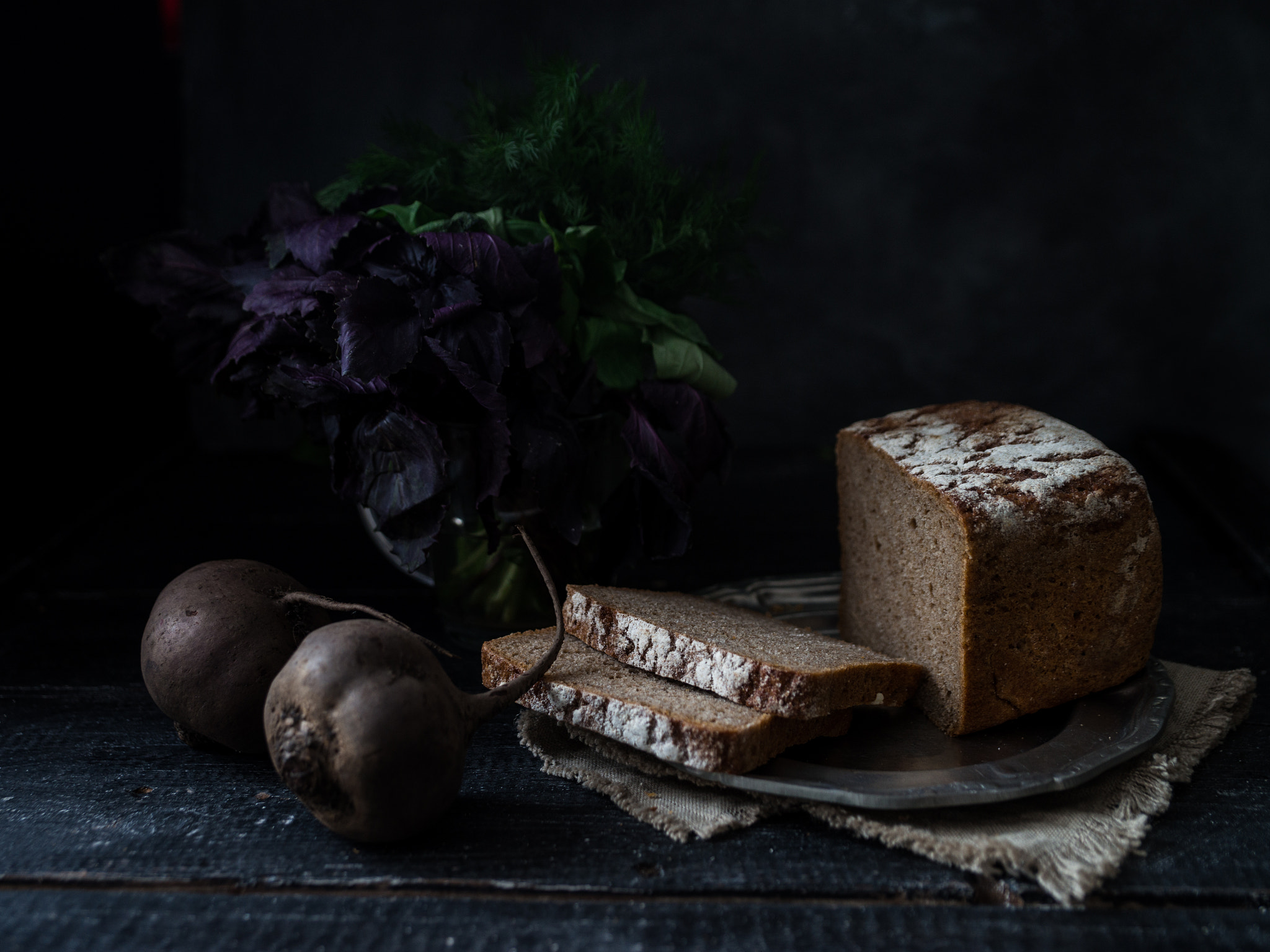 Sony a99 II + Sony 28-75mm F2.8 SAM sample photo. Still-life with vegetables and bread photography