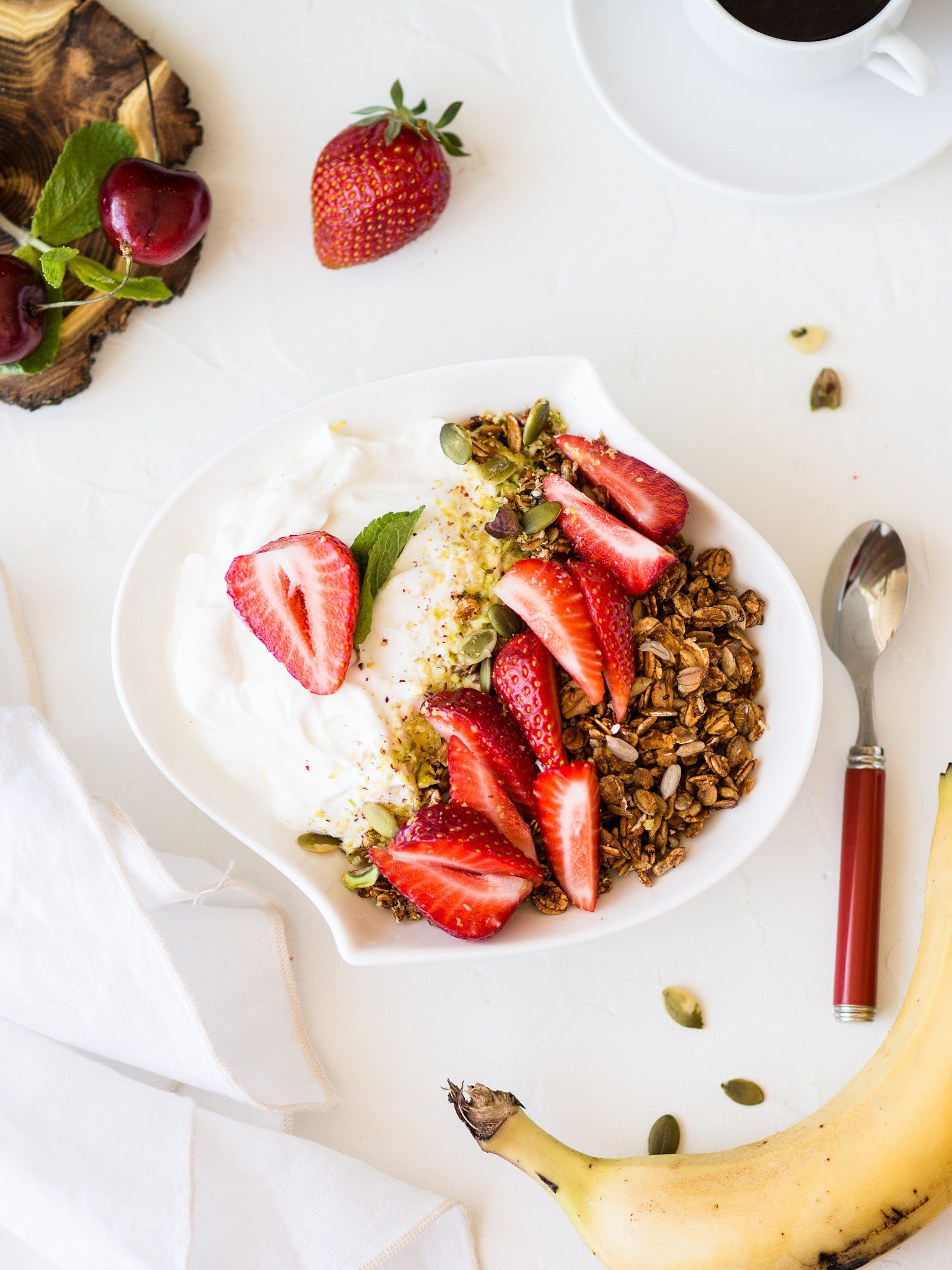 Sony a99 II + Sony 100mm F2.8 Macro sample photo. Healthy breakfast photography