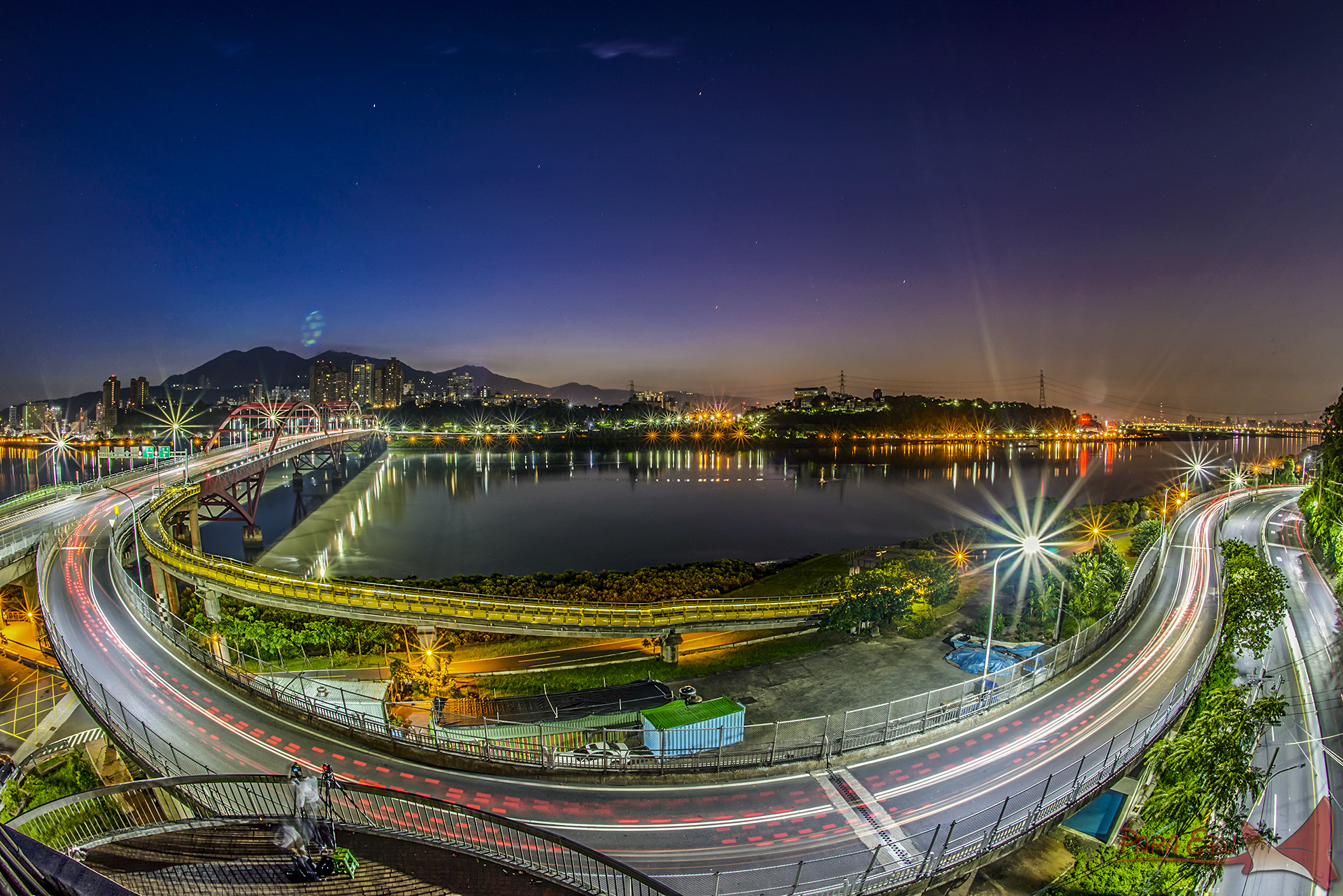 Nikon D800E + Nikon AF Fisheye-Nikkor 16mm F2.8D sample photo. Guan-du bridge photography