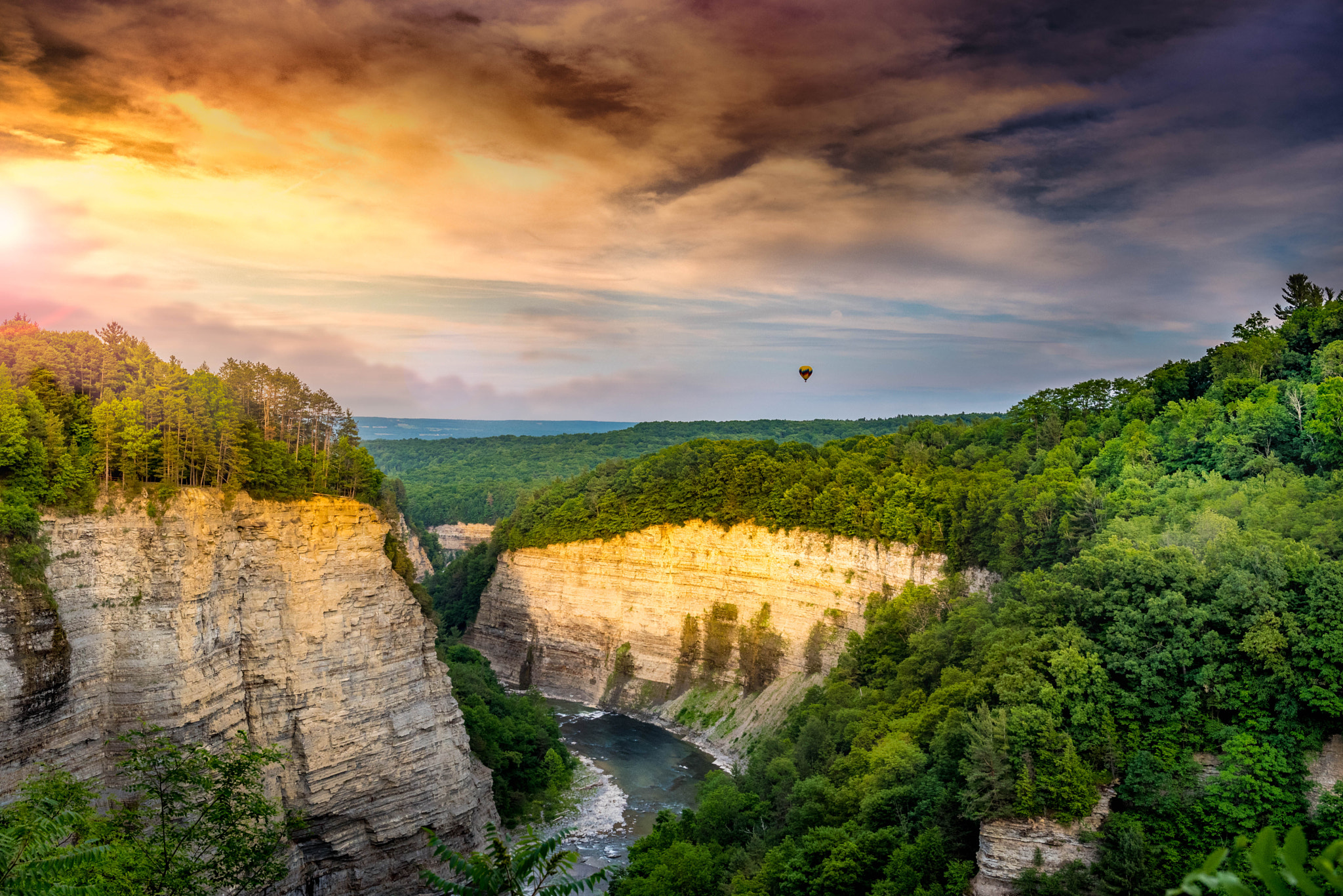Nikon D750 + Samyang 35mm F1.4 AS UMC sample photo. Letchworth state park(grand canyon of the east) photography