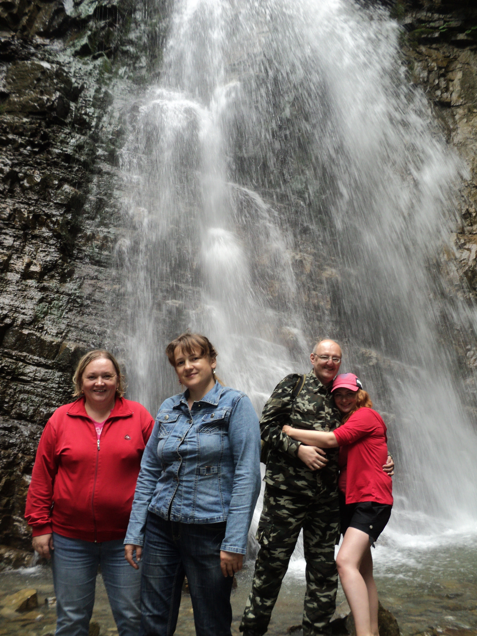 Sony DSC-S2100 sample photo. Carpathian waterfall manyava photography