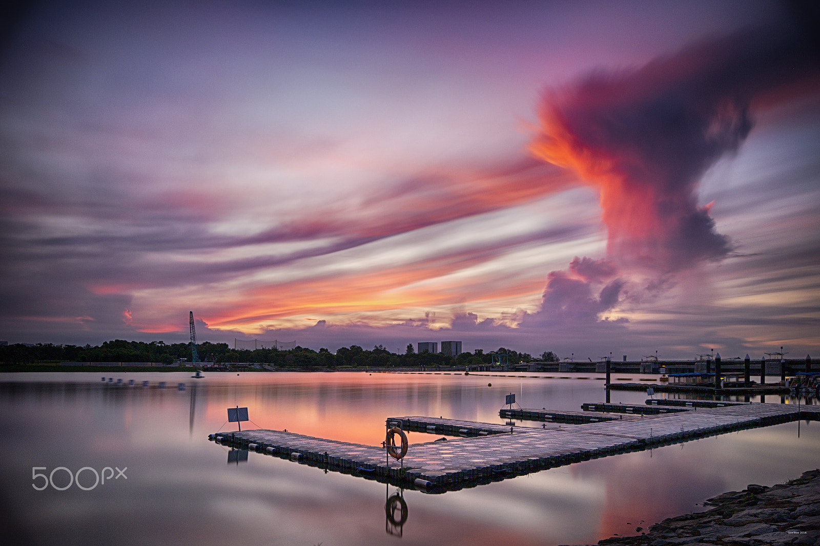 Canon TS-E 24.0mm f/3.5 L II sample photo. Marina barrage photography