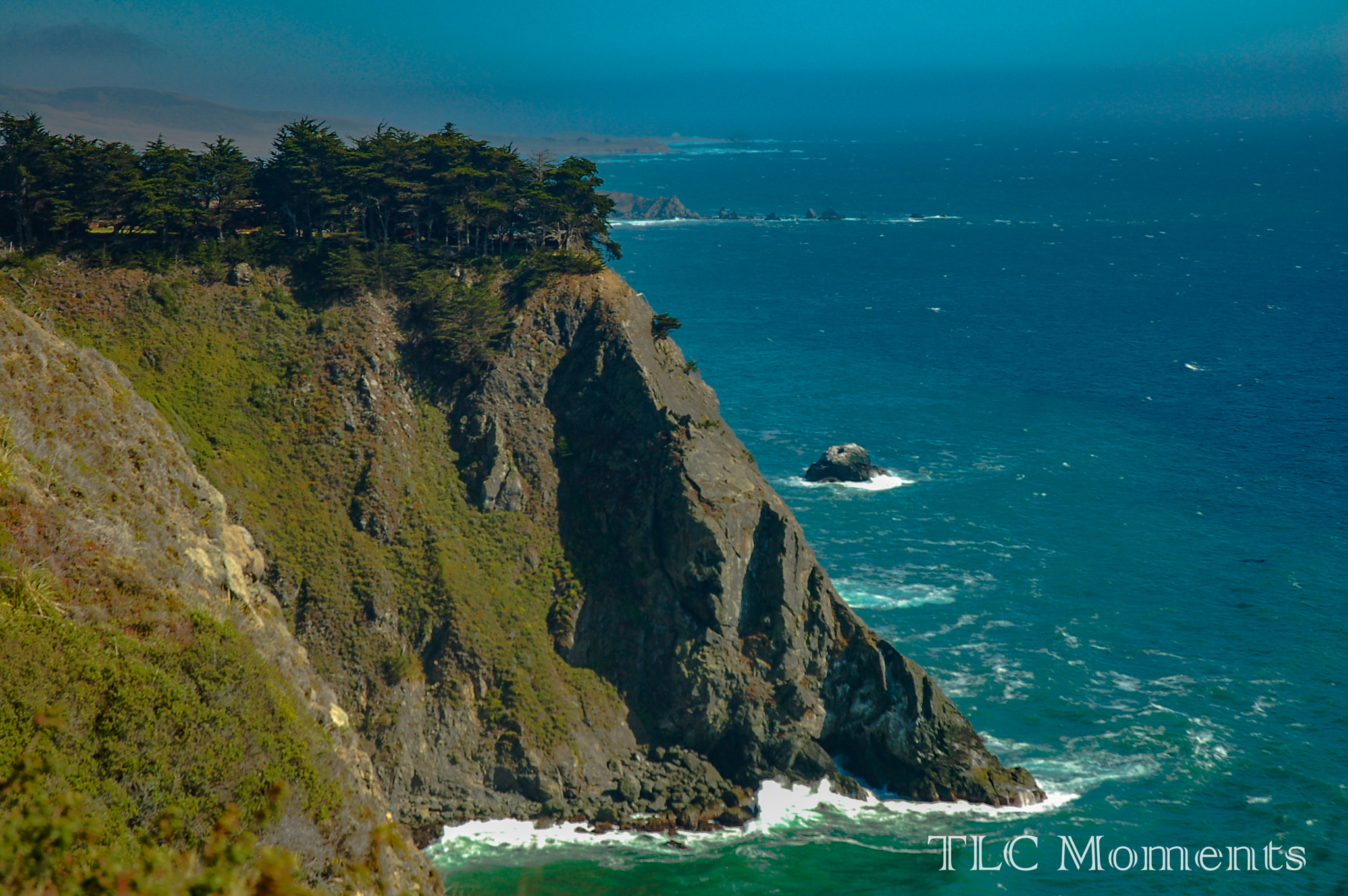 Nikon D50 sample photo. Ragged point - big sur rocky coast photography