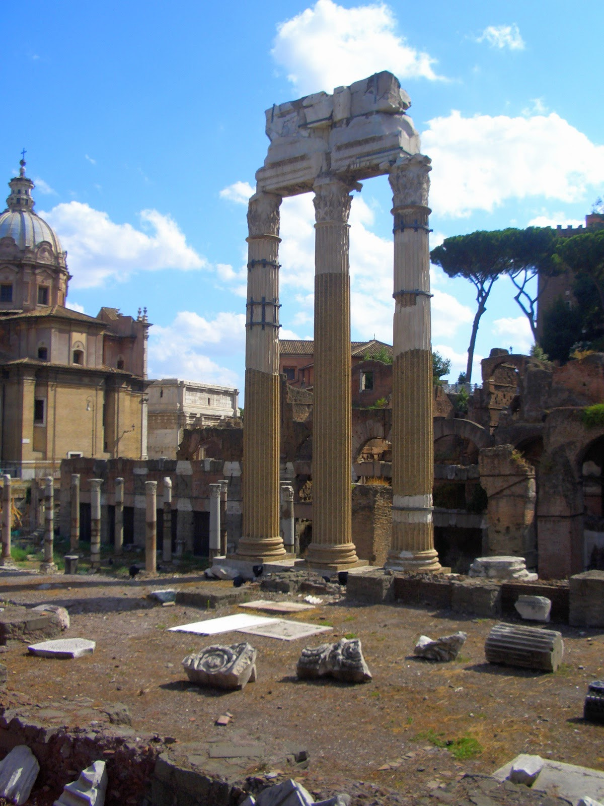 CASIO EX-Z57 sample photo. Roman forum photography