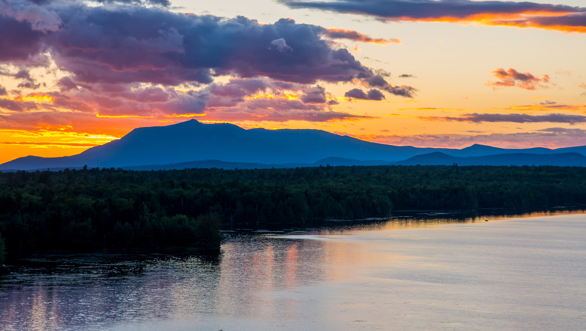 Pentax K-5 IIs sample photo. Mt katahdin photography