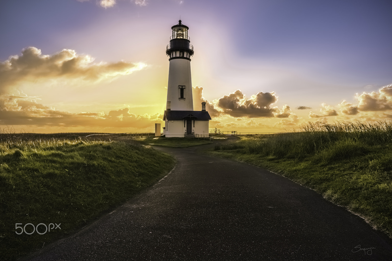 Samyang 12mm F2.8 ED AS NCS Fisheye sample photo. Lighthouse sunset photography