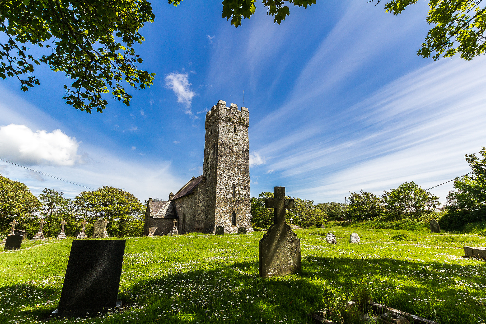 Sigma 10-20mm F3.5 EX DC HSM sample photo. Welsh graveyard photography