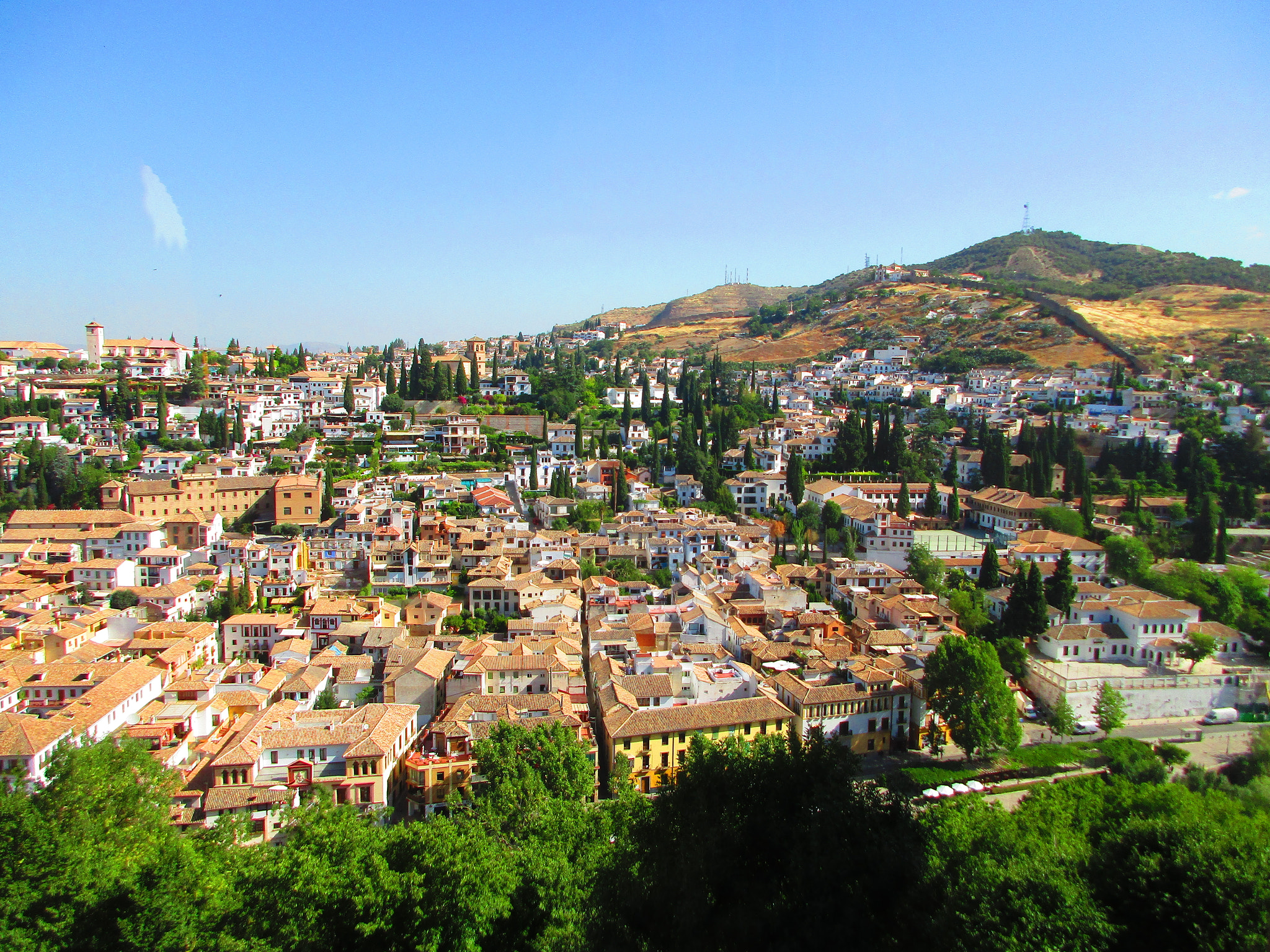 Canon PowerShot ELPH 170 IS (IXUS 170 / IXY 170) sample photo. Panorámica de granada photography