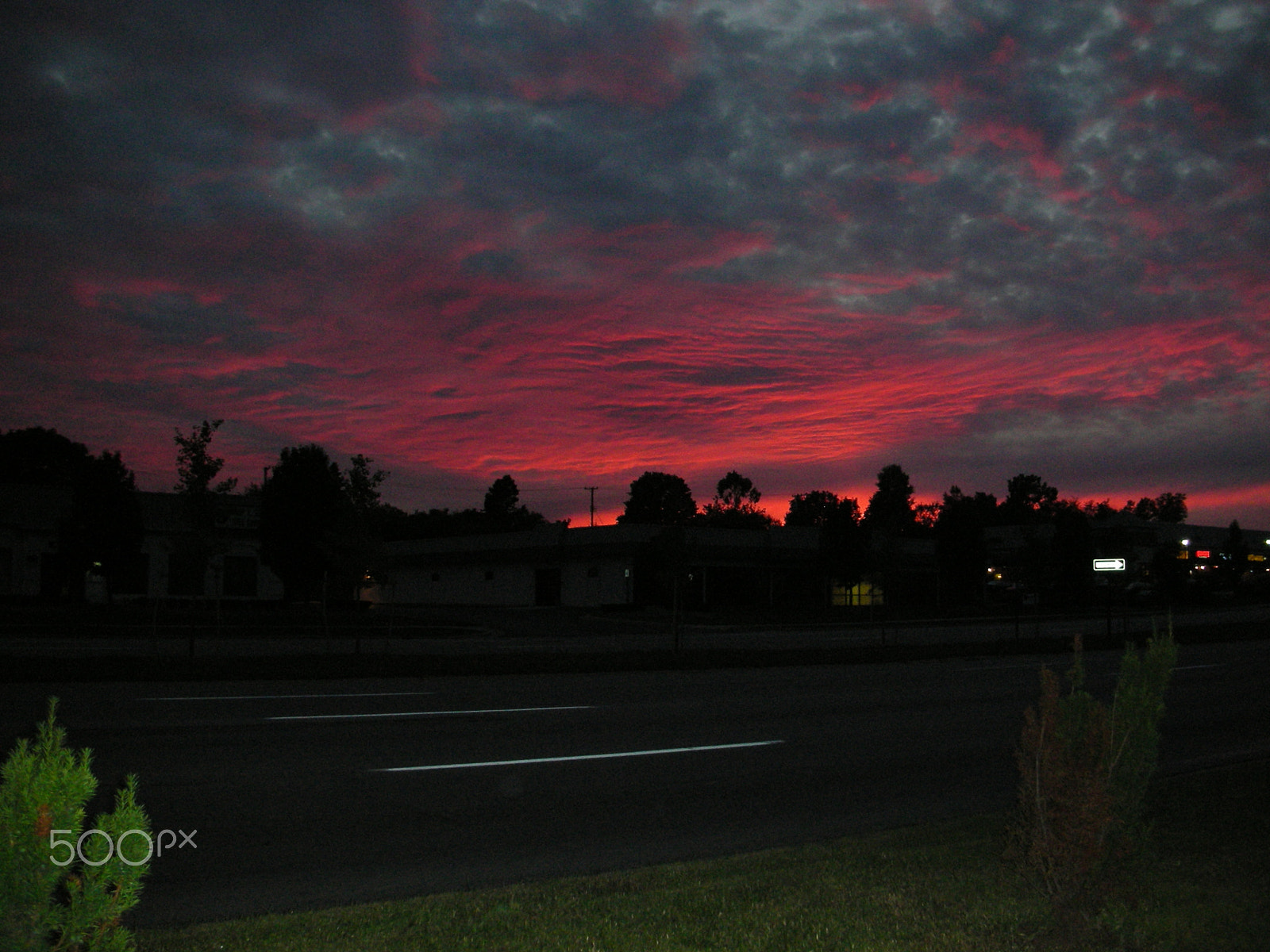 Nikon COOLPIX S6 sample photo. Red sunset photography
