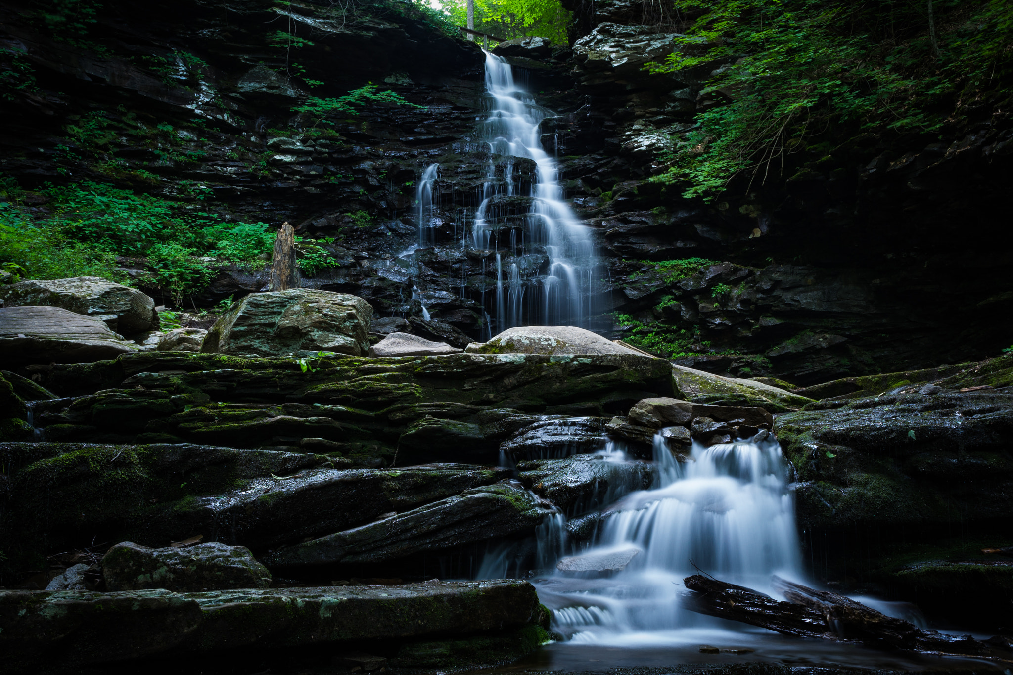 Sony a7 II + Sony E 18-55mm F3.5-5.6 OSS sample photo. Waterfall_3 photography